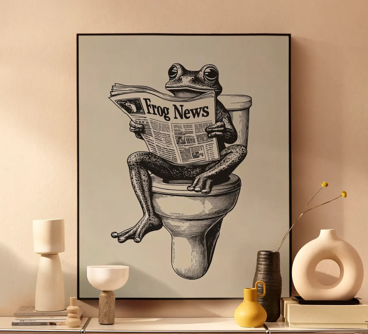 Frog acrylic glass by animals_studio