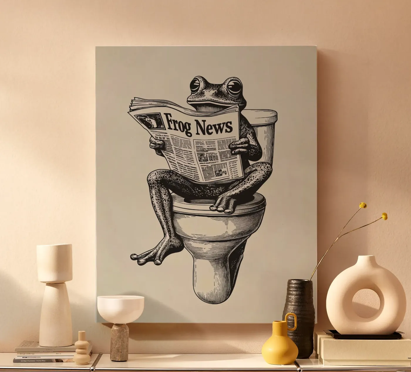 Frog canvas by animals_studio