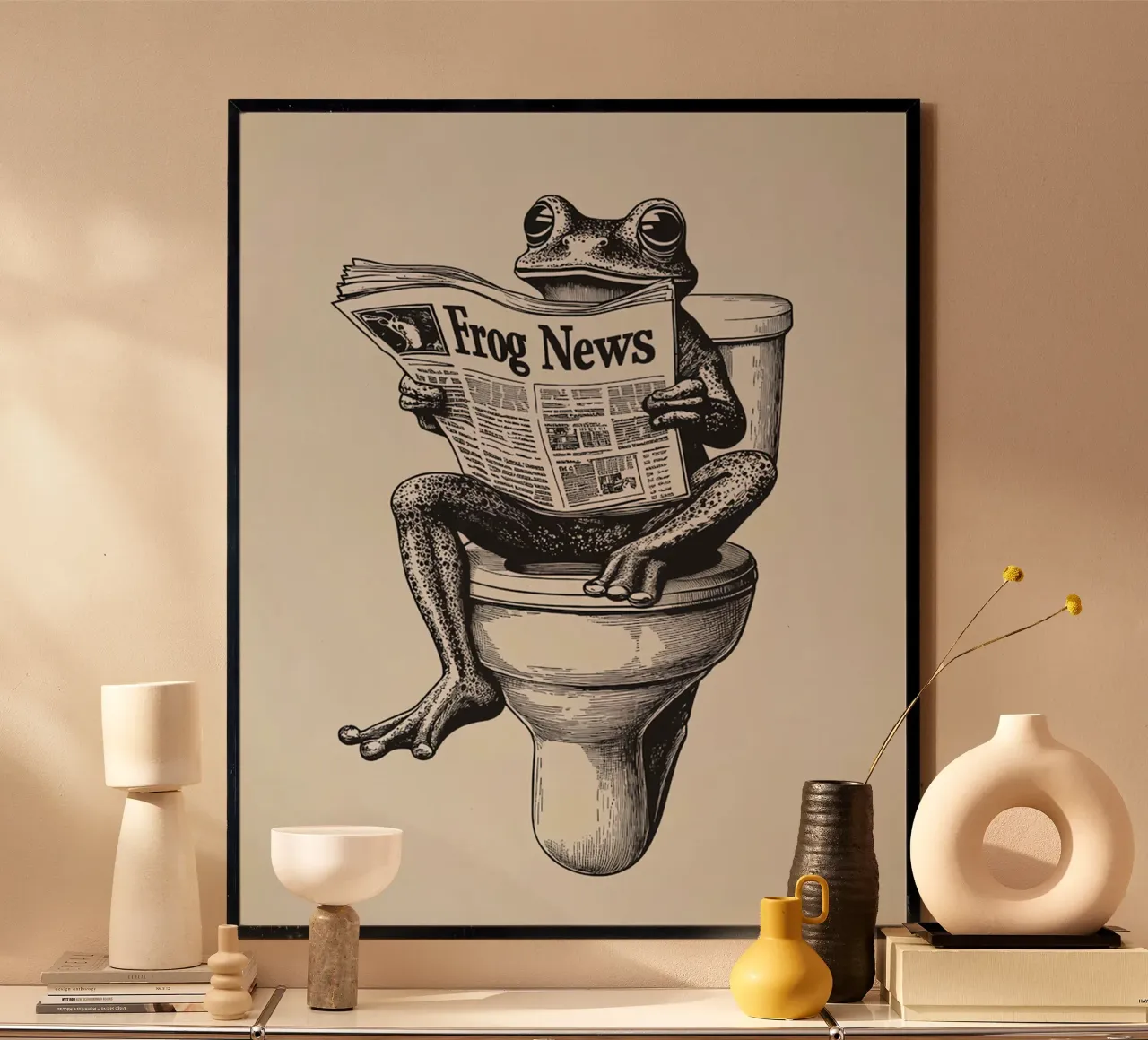 Frog poster by animals_studio