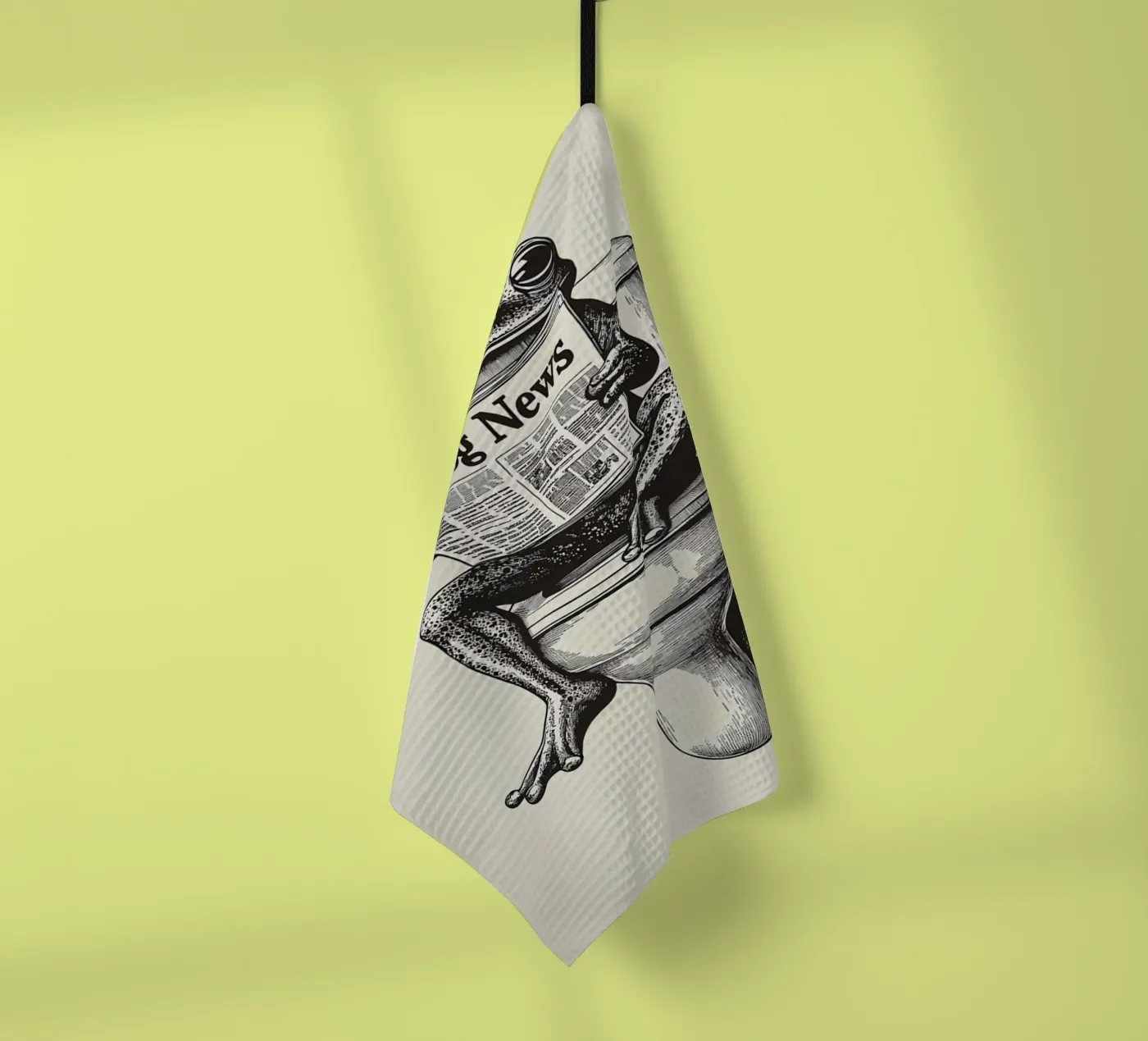 Frog tea towel by animals_studio