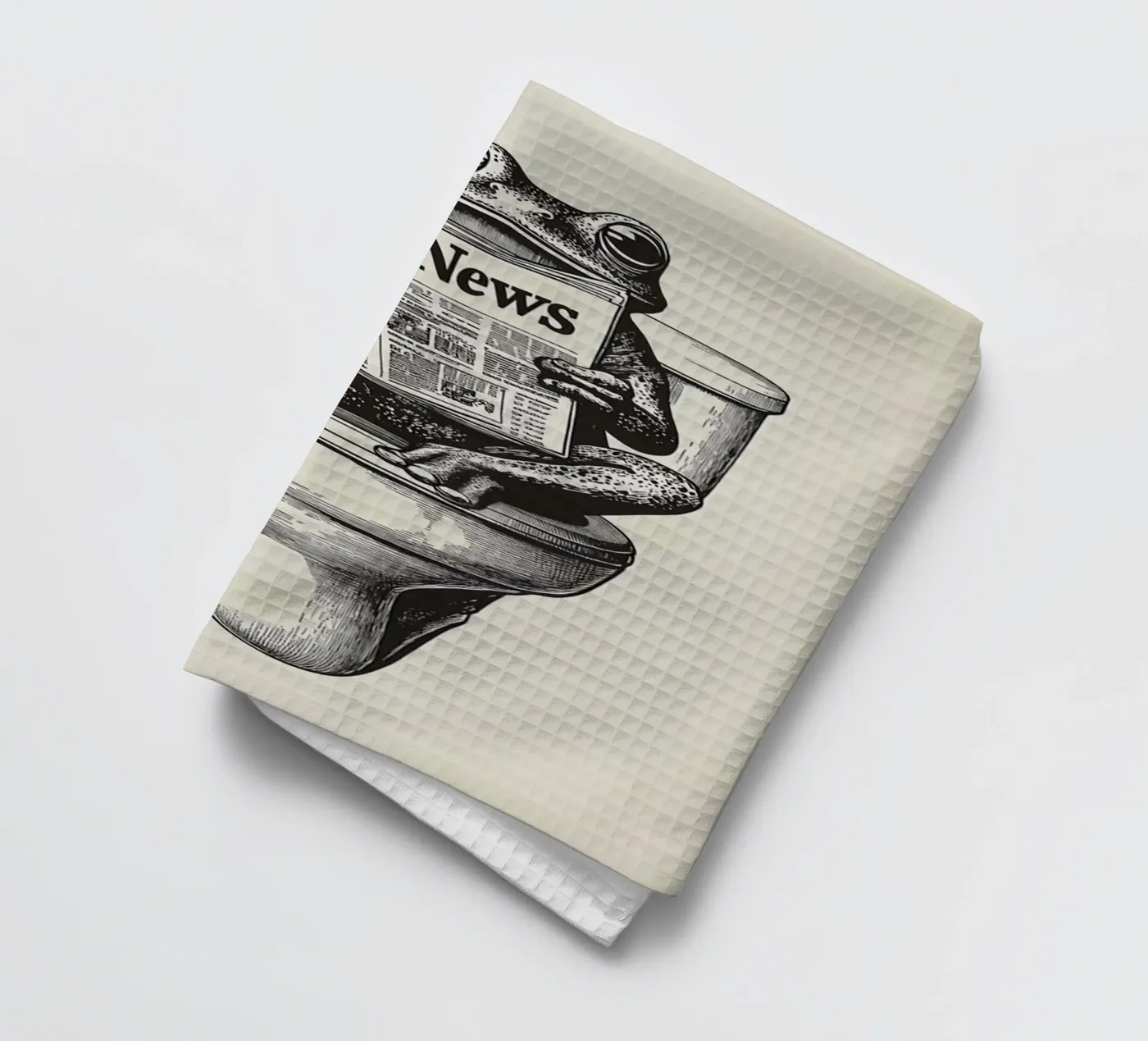 Frog tea towel by animals_studio