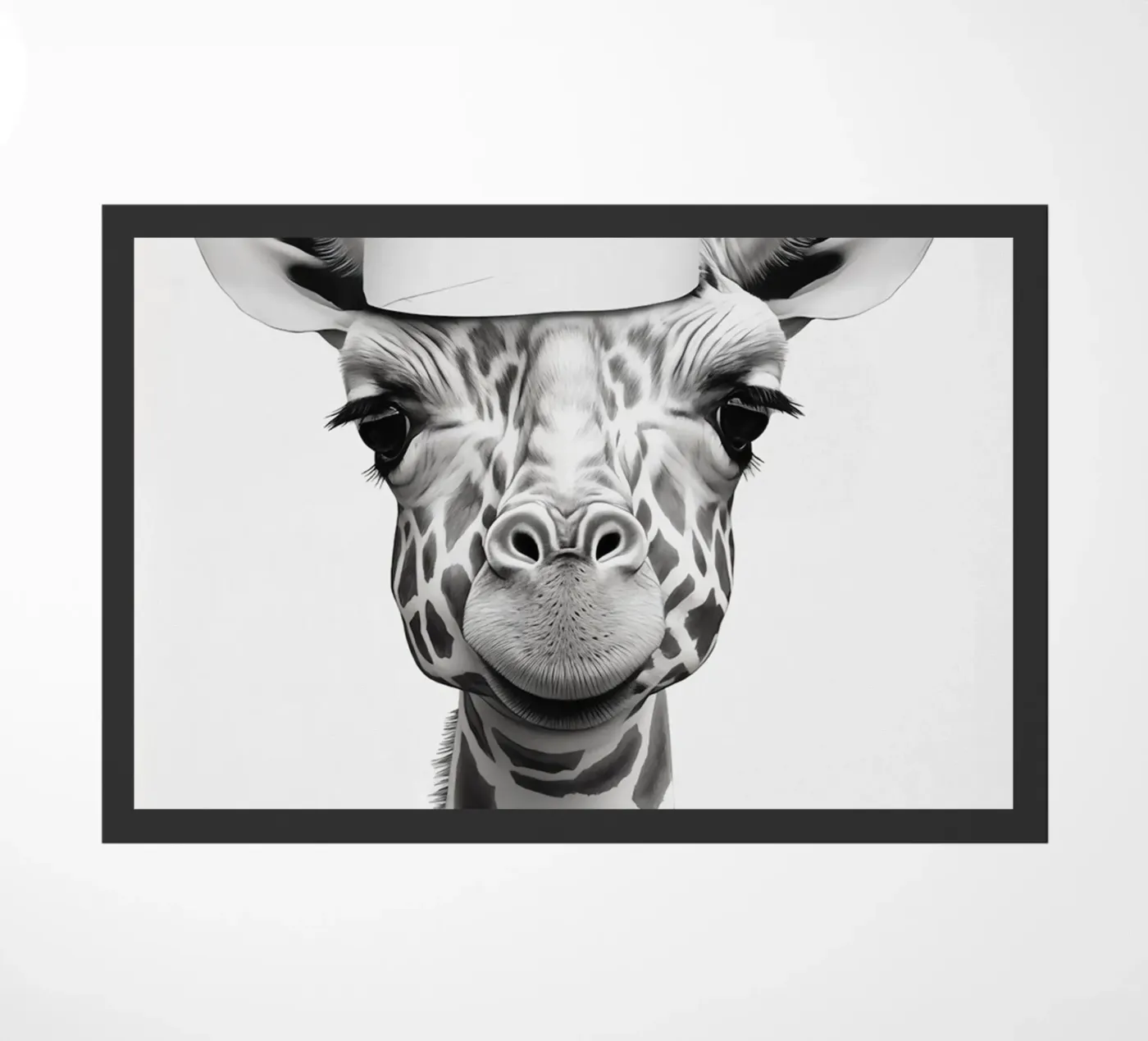 Giraffe doormat by animals_studio