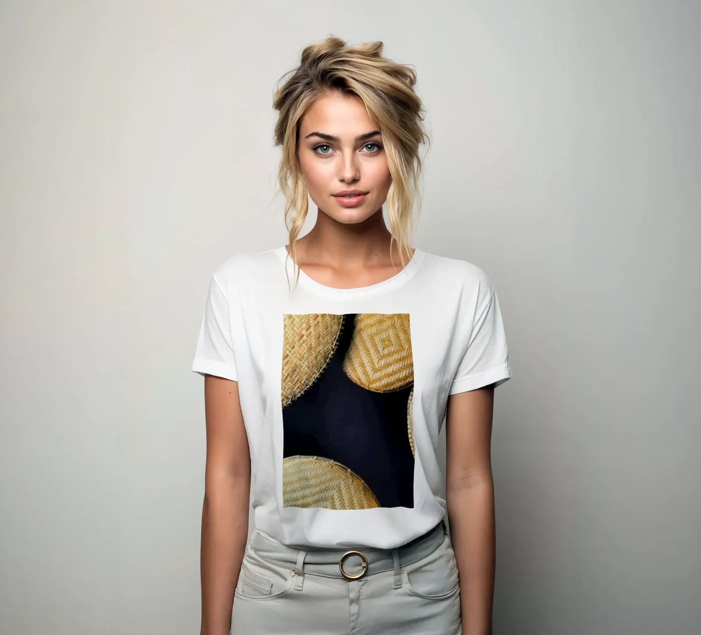 Complementary Pattern dames t-shirt getailleerd van Sebastian Hilgetag