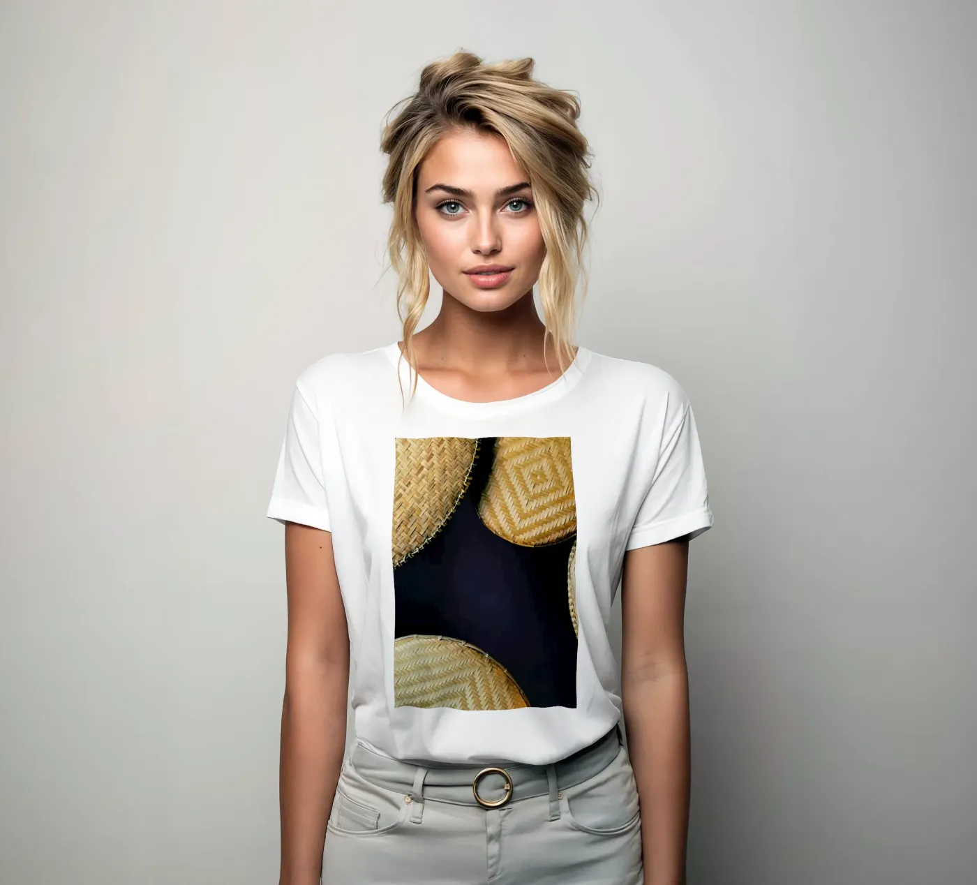 Complementary Pattern dames t-shirt getailleerd van Sebastian Hilgetag