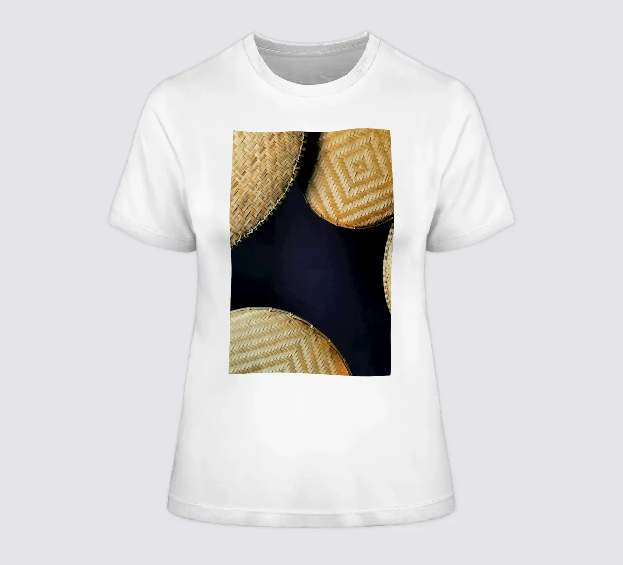 Complementary Pattern women's fitted t-shirt by Sebastian Hilgetag