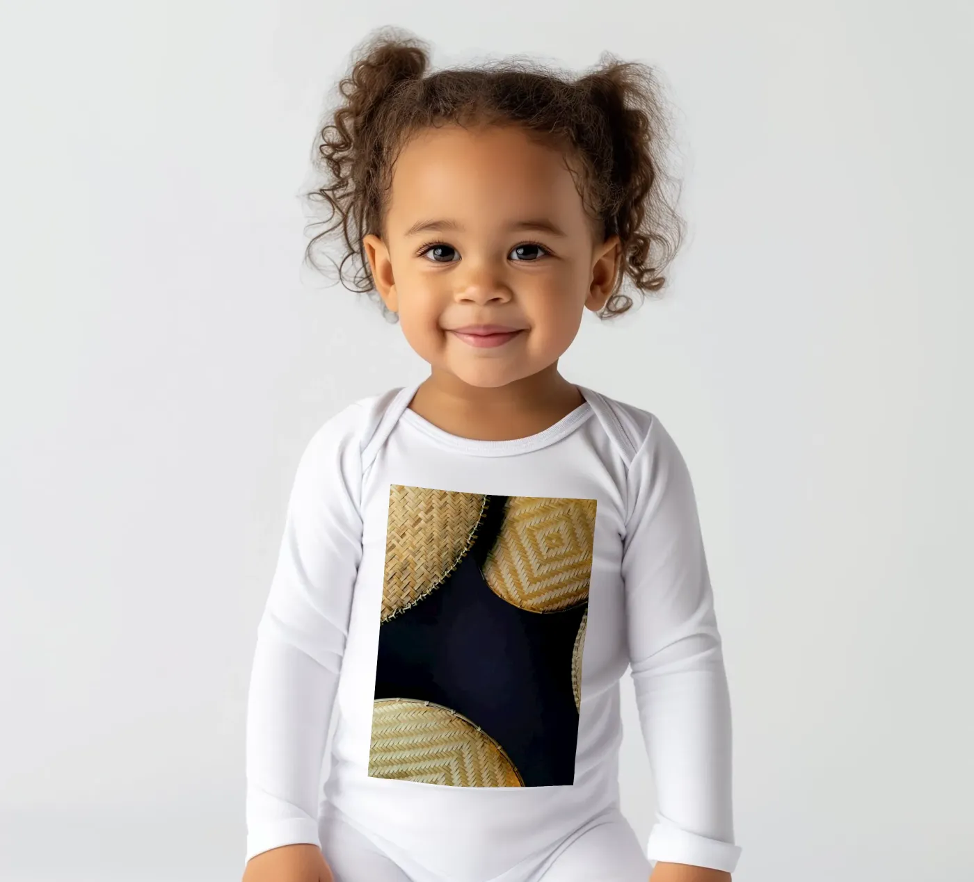 Complementary Pattern body neonato maniche lunghe da Sebastian Hilgetag