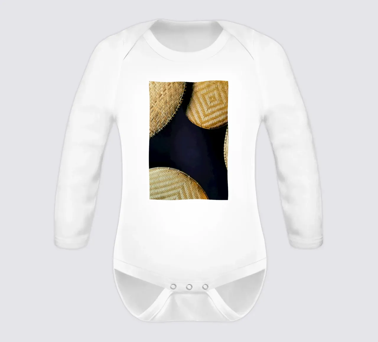 Complementary Pattern body neonato maniche lunghe da Sebastian Hilgetag
