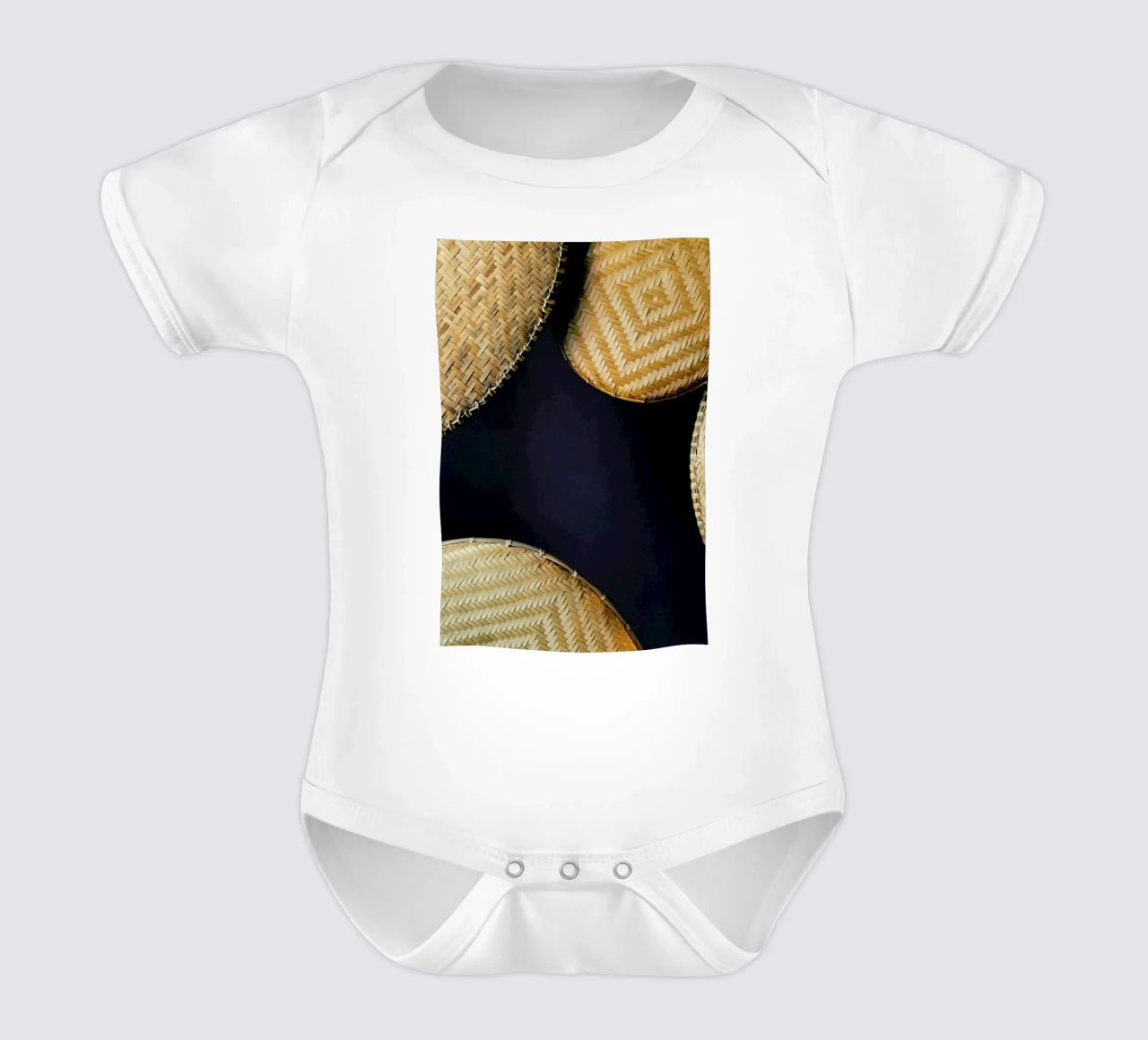 Complementary Pattern body neonato maniche corte da Sebastian Hilgetag