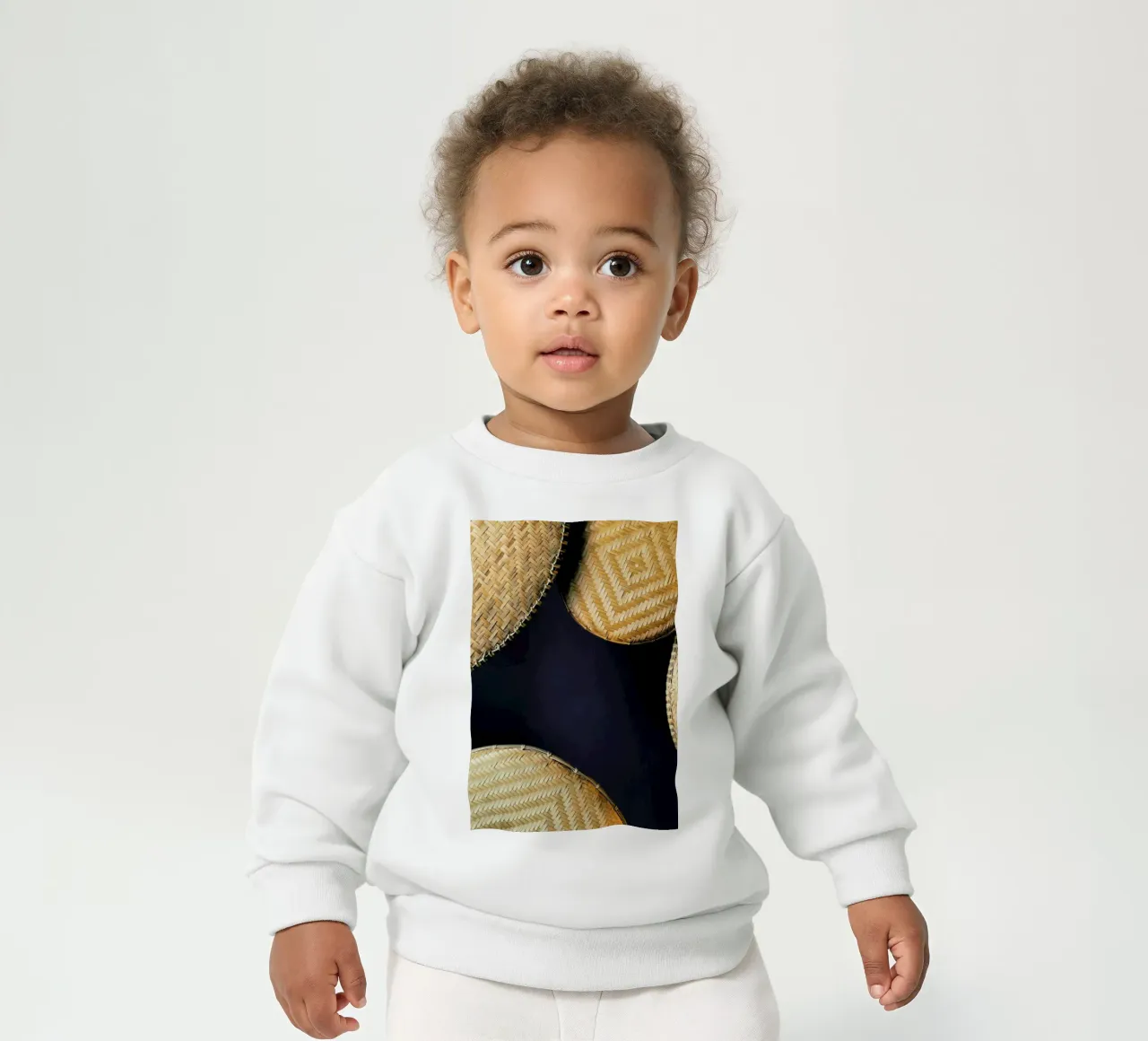 Complementary Pattern felpa neonato da Sebastian Hilgetag