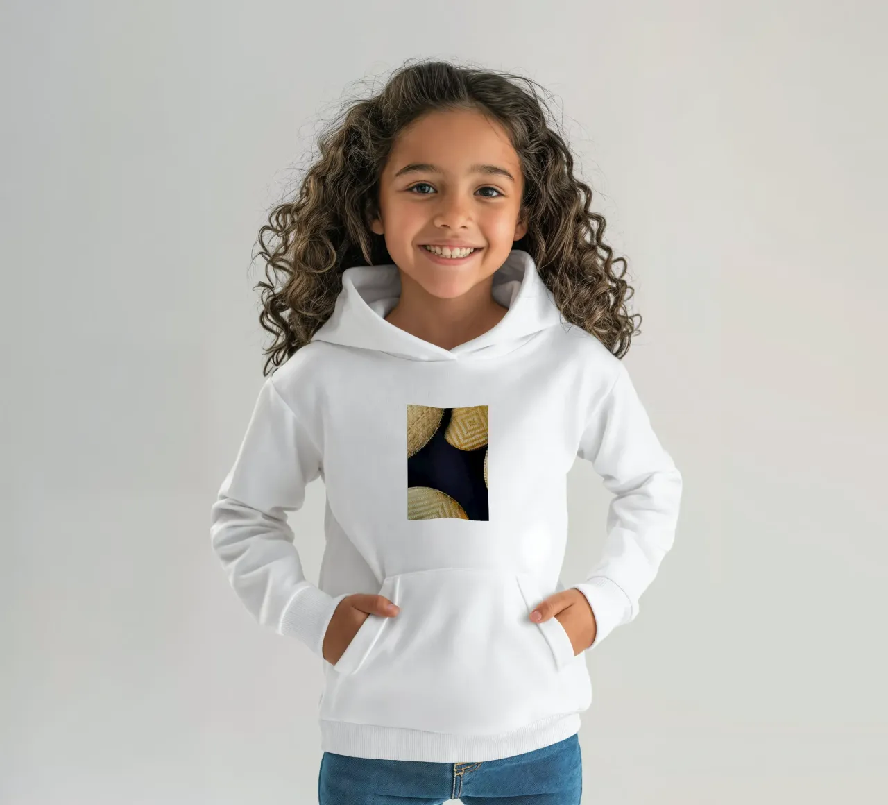 Complementary Pattern felpa bambino con cappuccio da Sebastian Hilgetag
