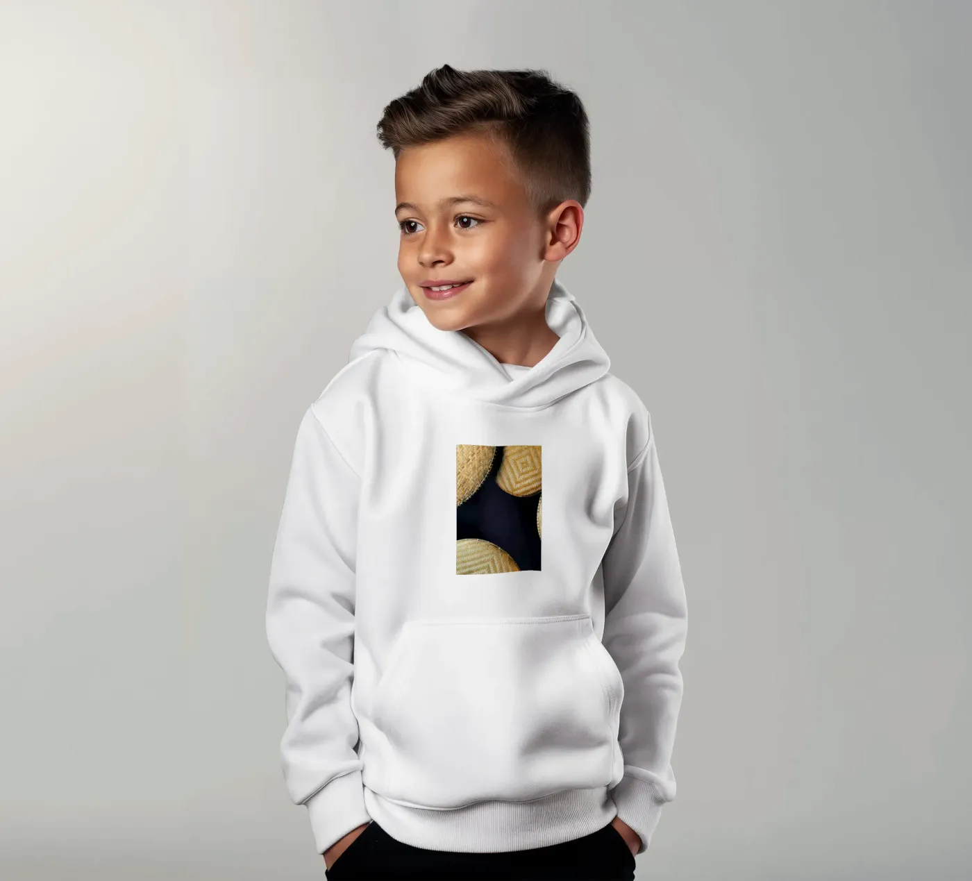 Complementary Pattern Kinder Hoodie von Sebastian Hilgetag