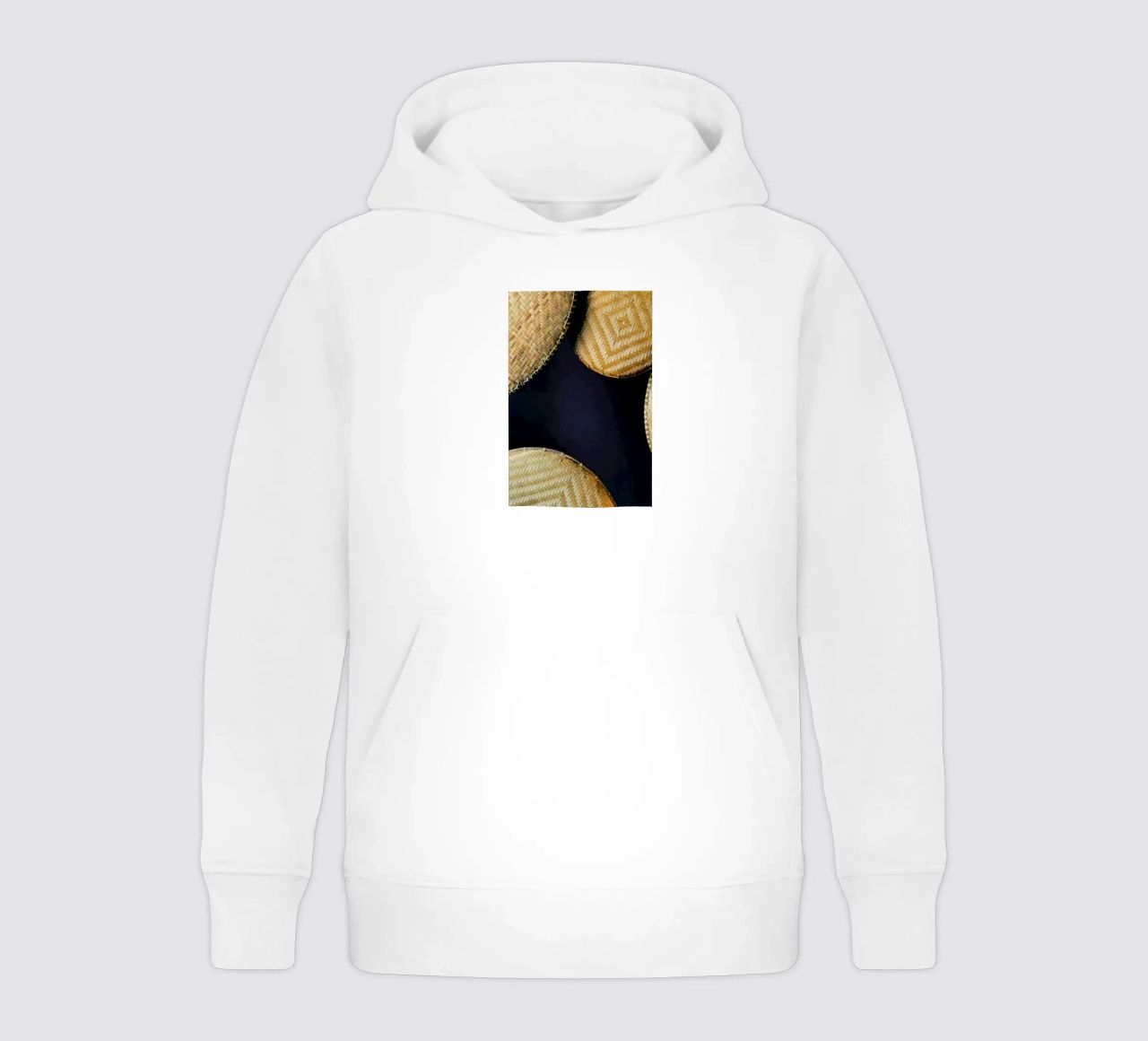 Complementary Pattern felpa bambino con cappuccio da Sebastian Hilgetag