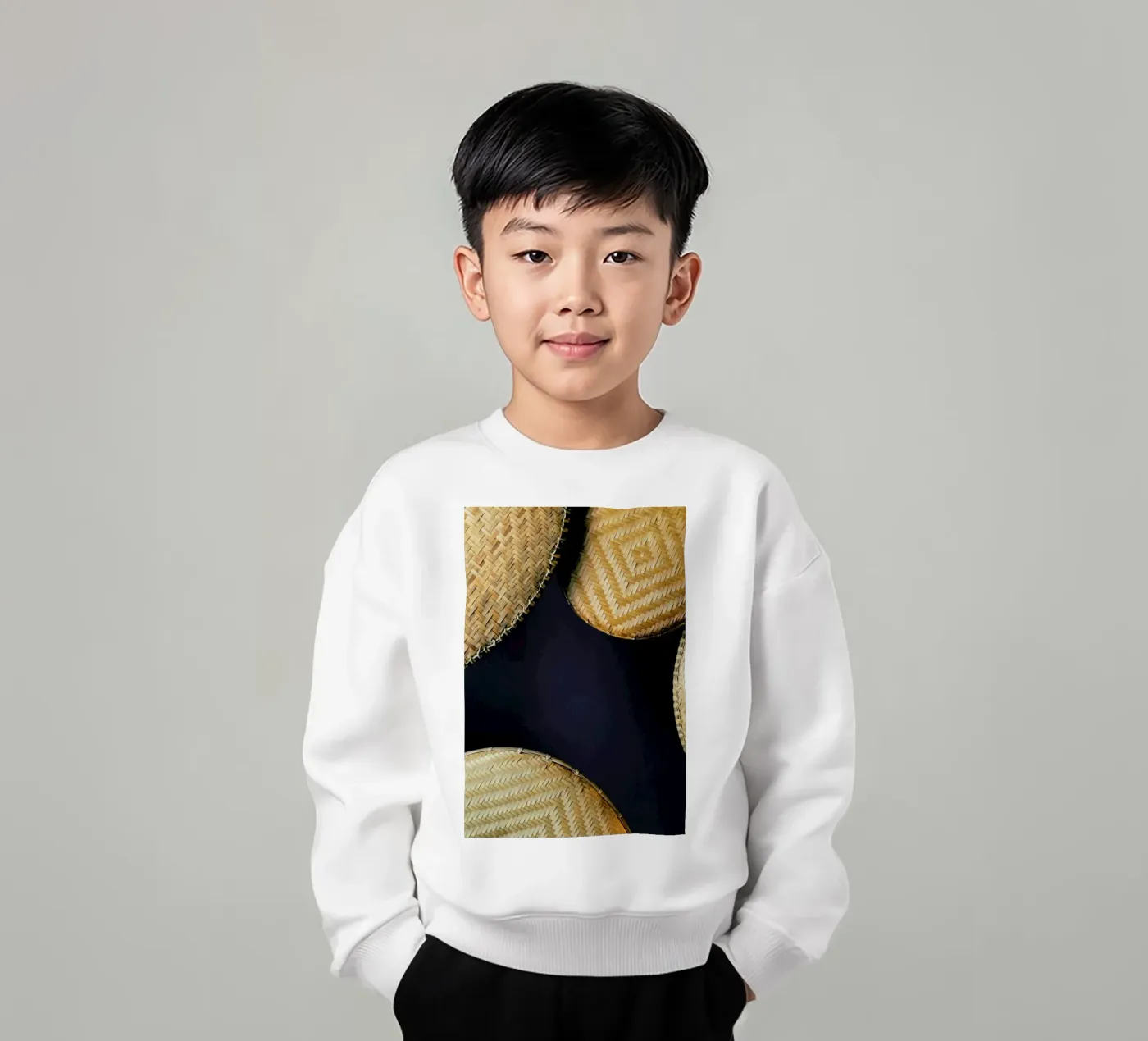 Complementary Pattern kinder sweatshirt van Sebastian Hilgetag