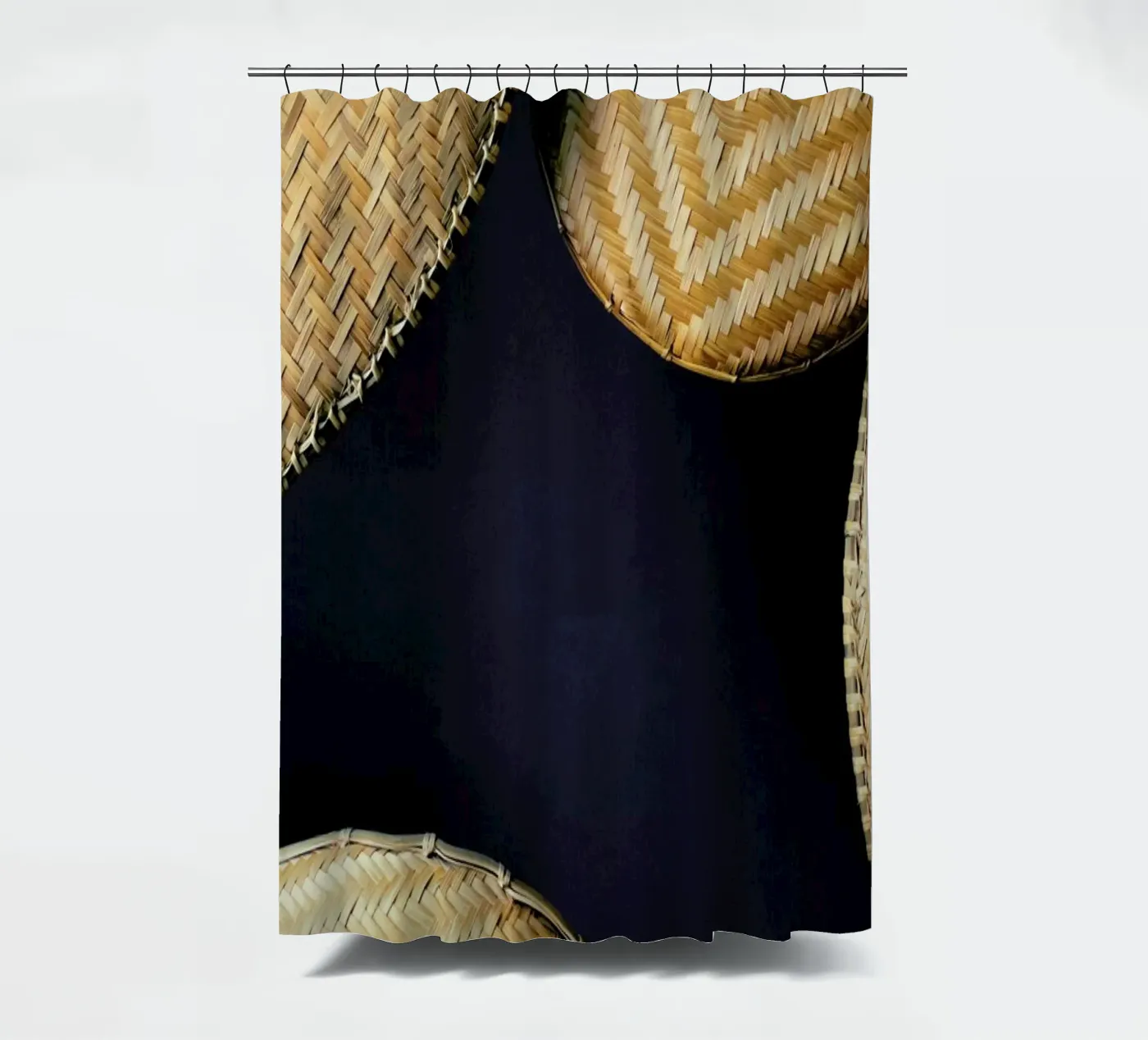 Complementary Pattern shower curtain by Sebastian Hilgetag