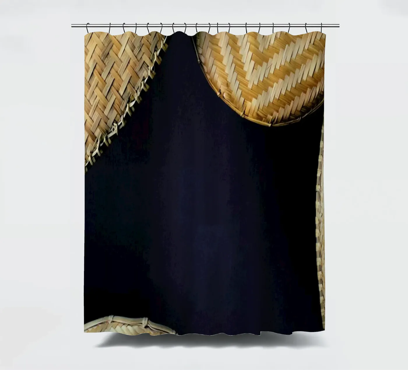 Complementary Pattern shower curtain by Sebastian Hilgetag