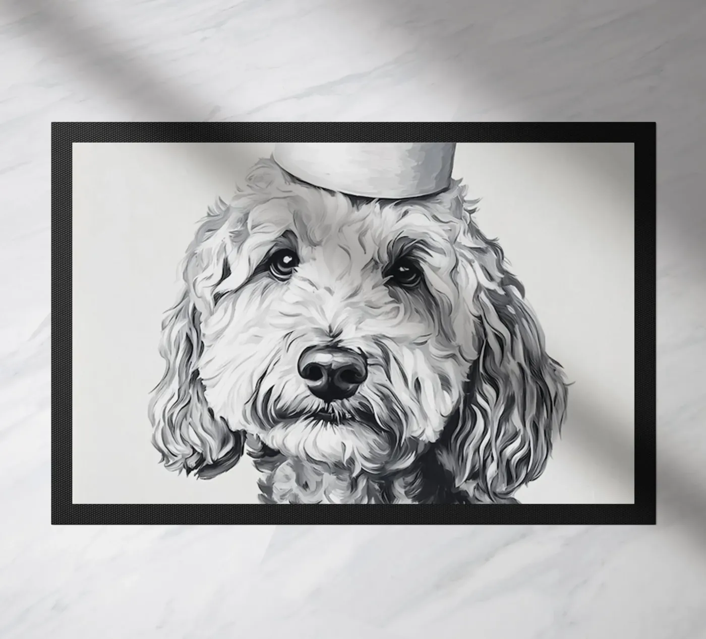 Goldendoodle deurmat van animals_studio