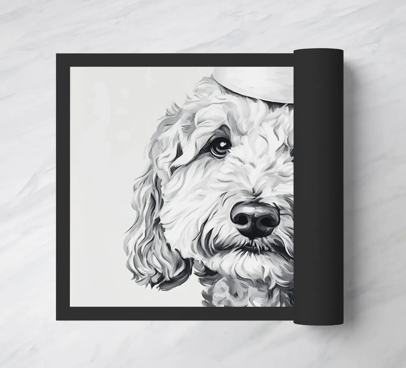 Goldendoodle deurmat van animals_studio