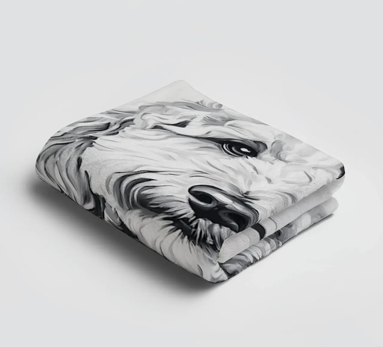 Goldendoodle asciugamano da bagno da animals_studio