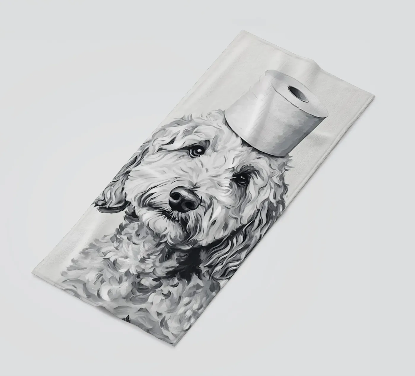 Goldendoodle strandhanddoek van animals_studio
