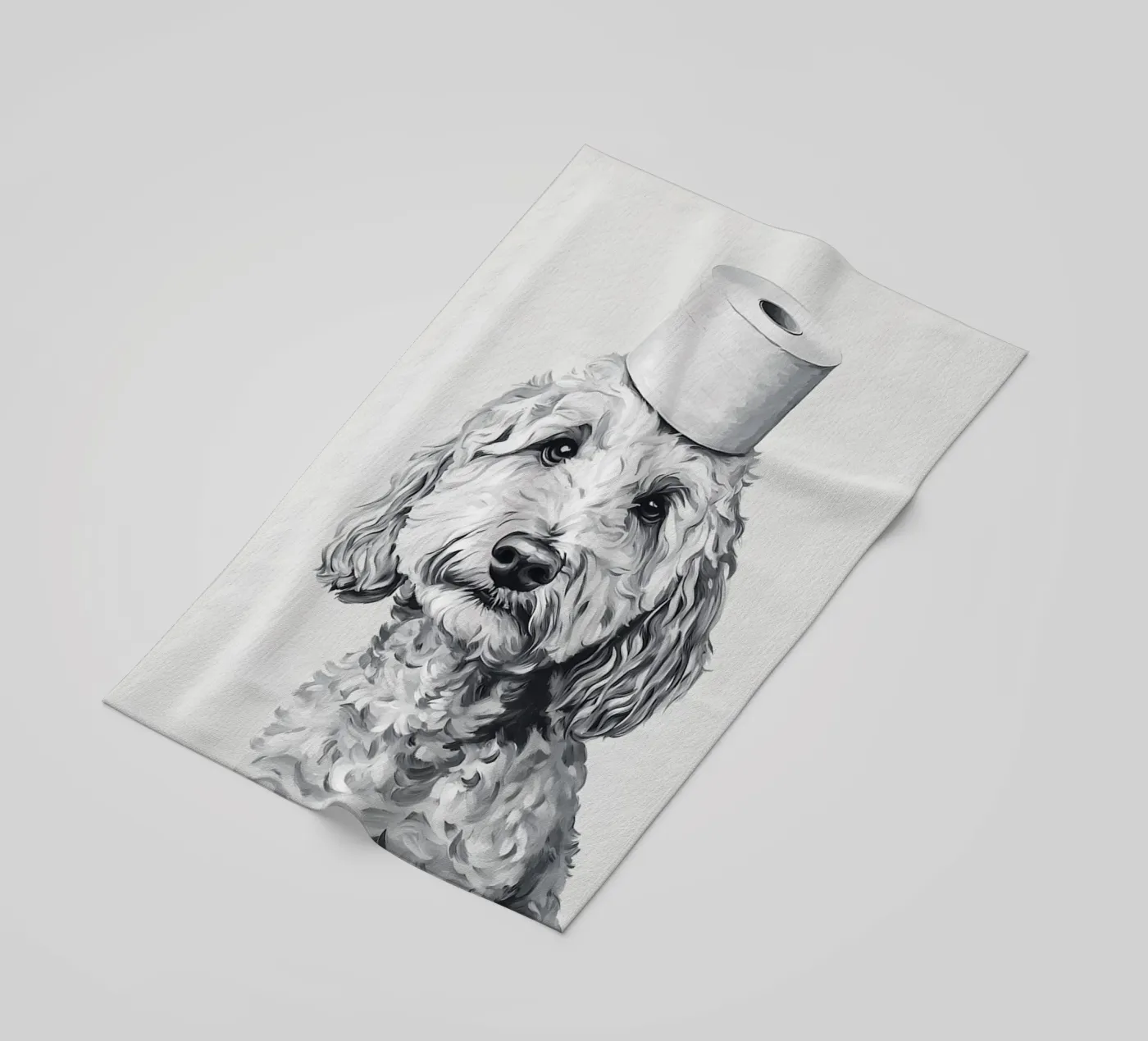 Goldendoodle strandhanddoek van animals_studio