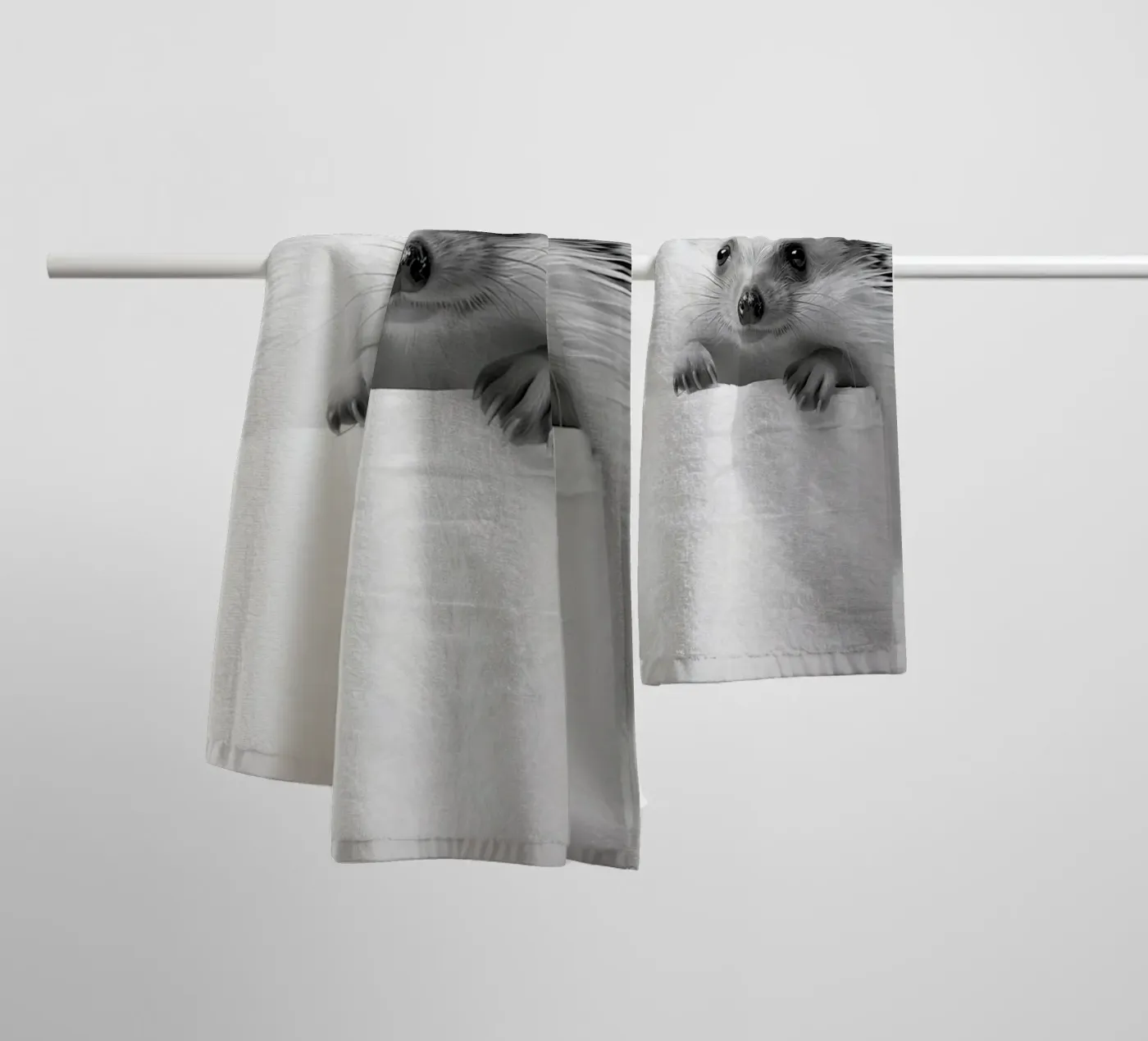 Hérisson serviette de bain de animals_studio
