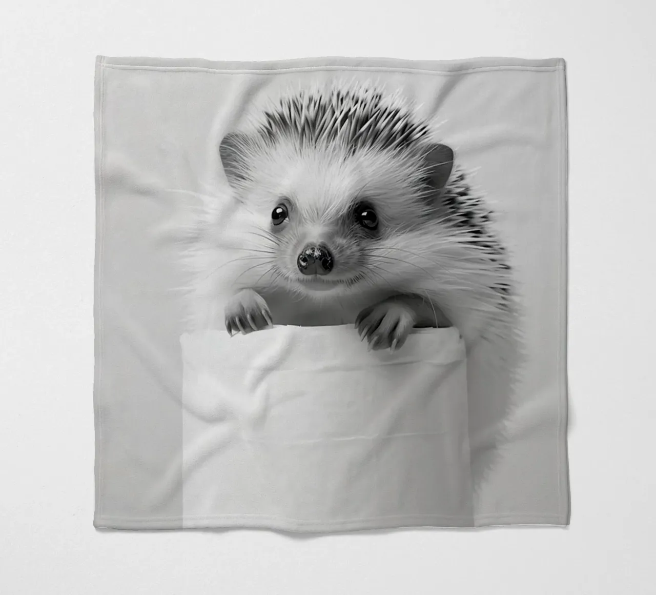 Hedgehog Fleecedecke von animals_studio