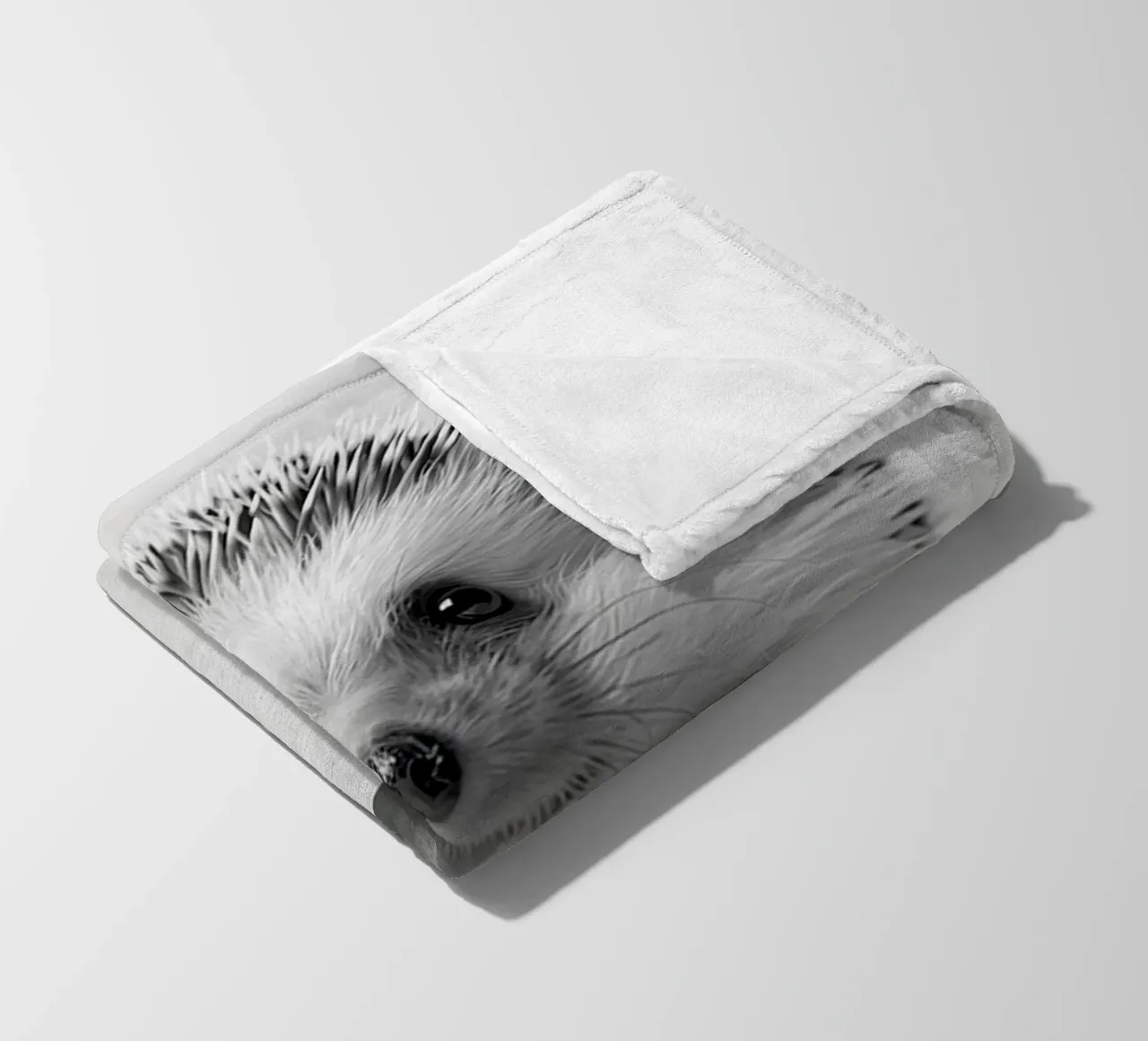 Hedgehog Fleecedecke von animals_studio