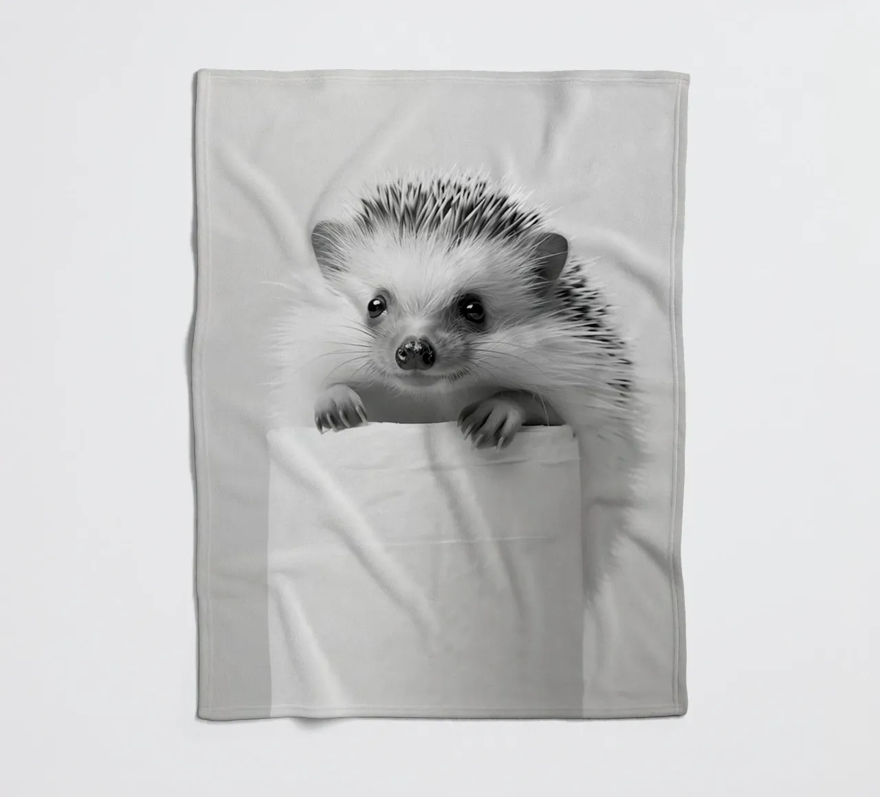 Hedgehog Fleecedecke von animals_studio