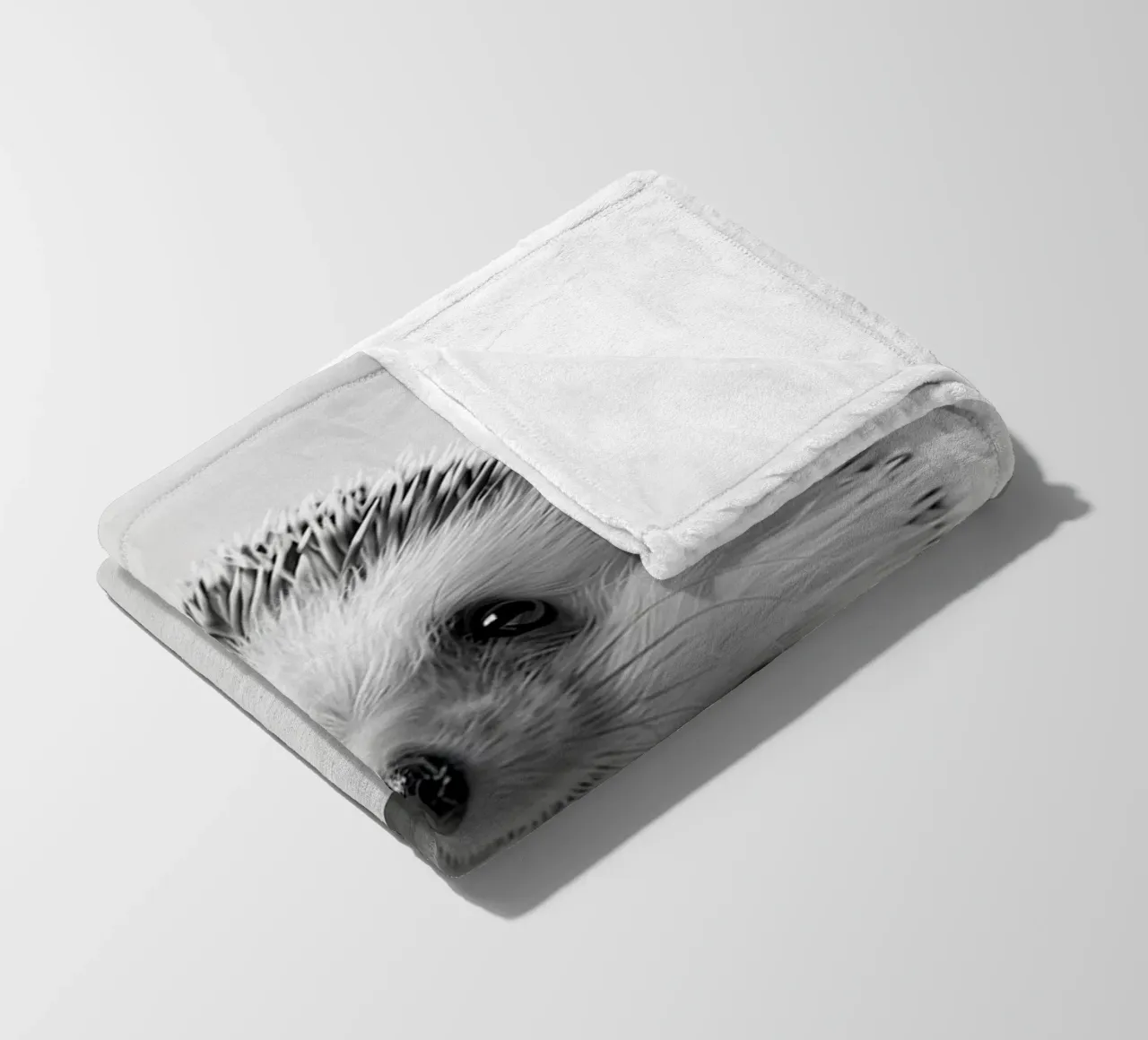 Hedgehog Fleecedecke von animals_studio