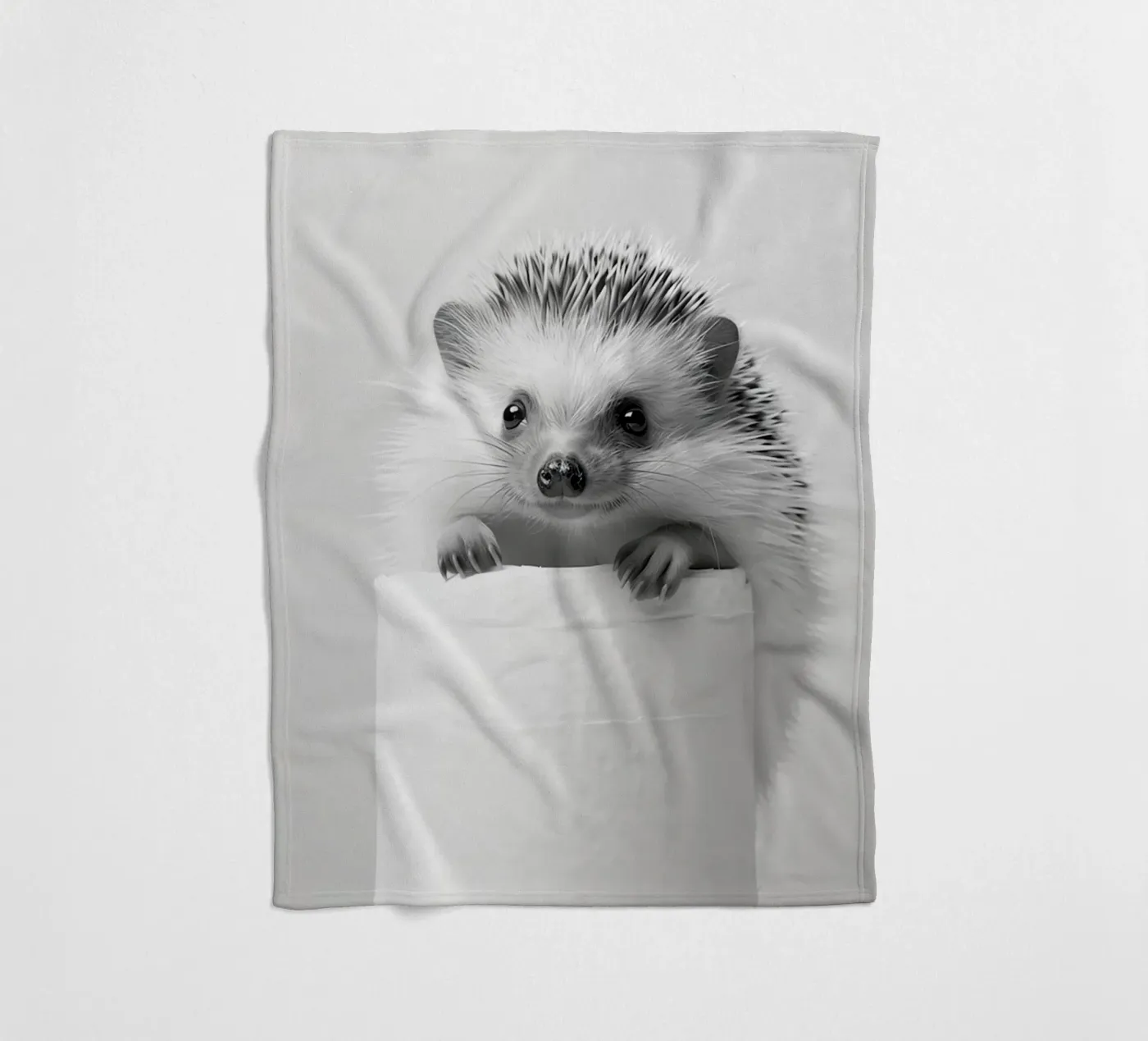 Hedgehog coperta in pile da animals_studio