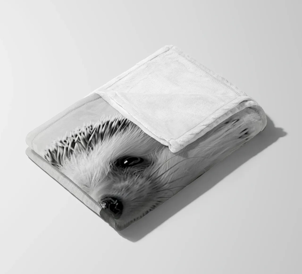 Hedgehog Fleecedecke von animals_studio