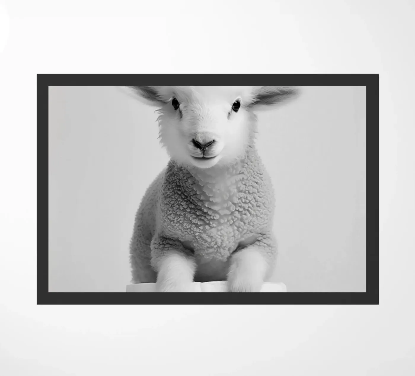 Lamm Fußmatte von animals_studio