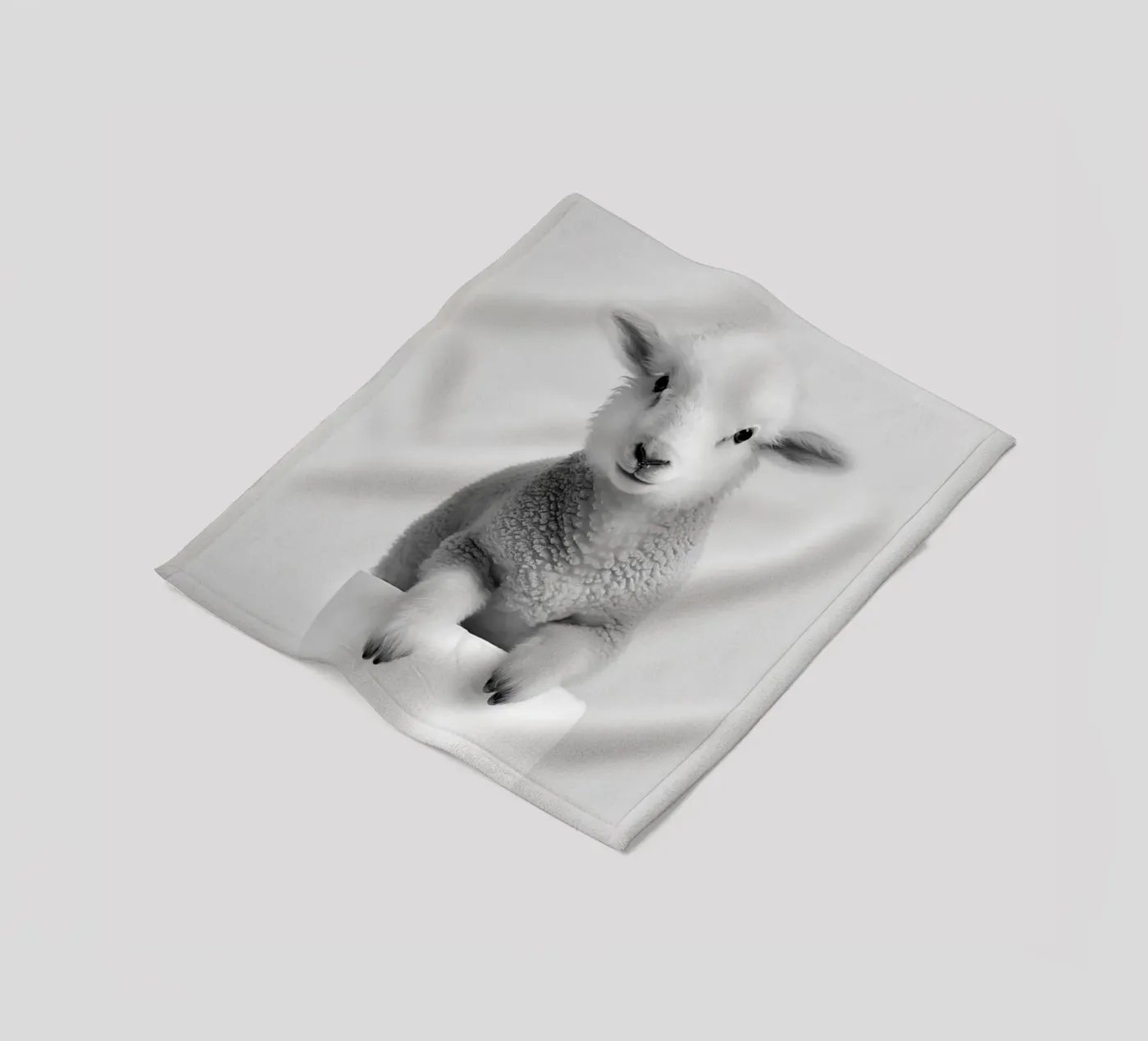 Lamm Fleecedecke von animals_studio