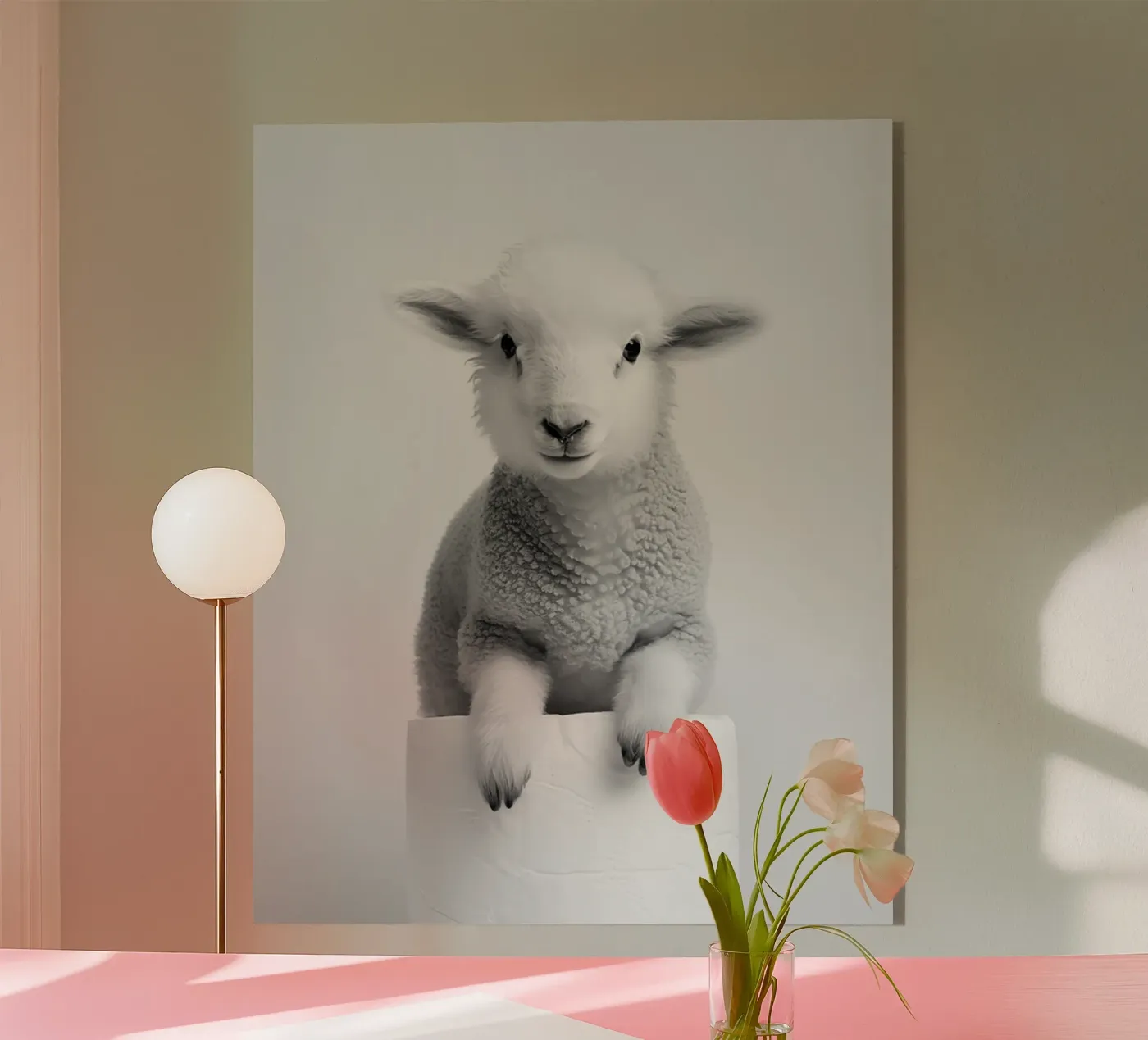 Agneau plexiglas de animals_studio