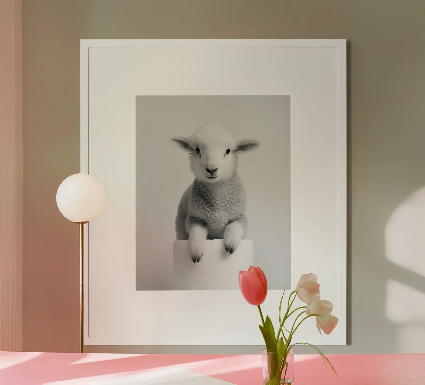 Agneau poster de animals_studio