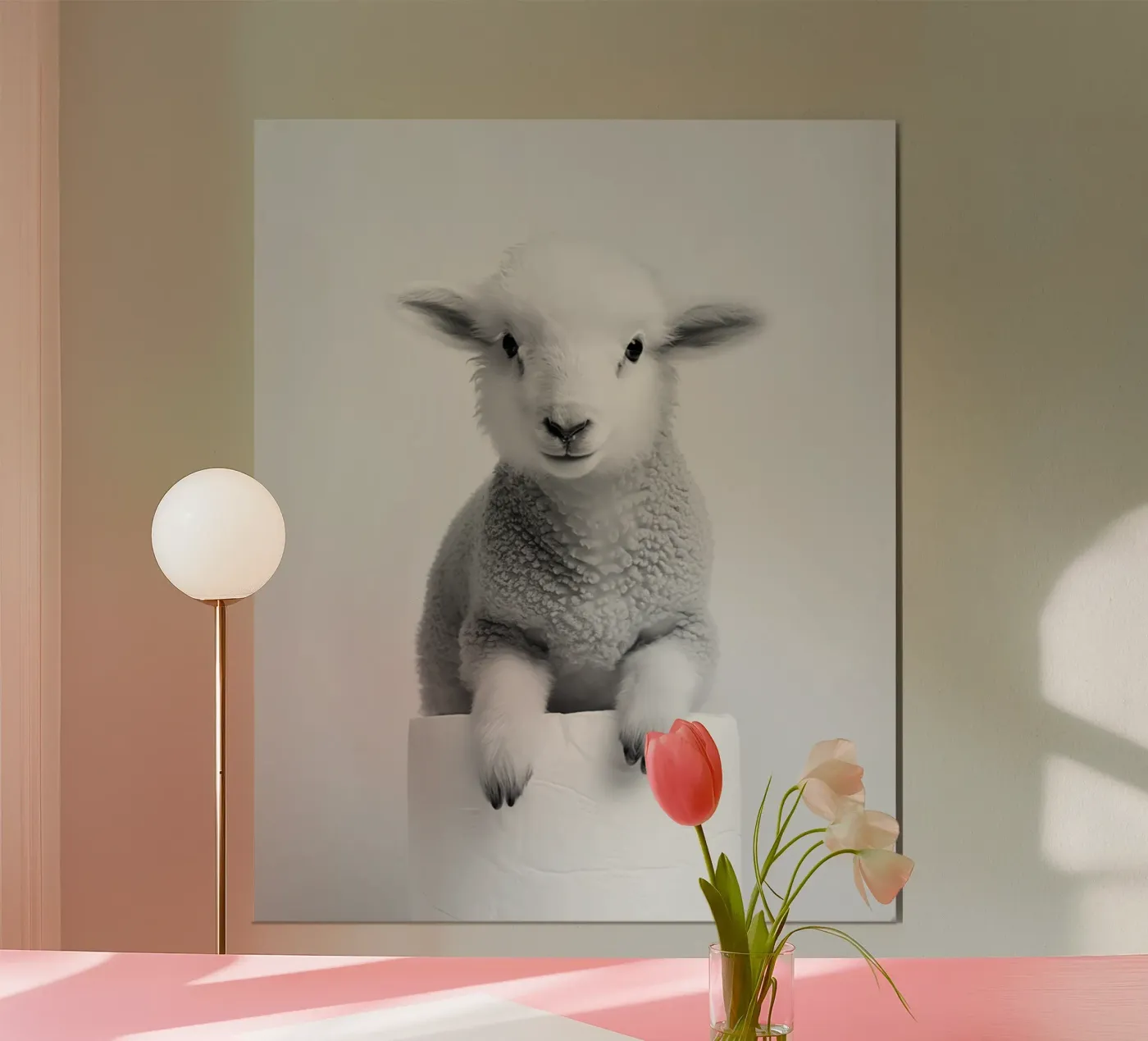 Agneau poster de animals_studio
