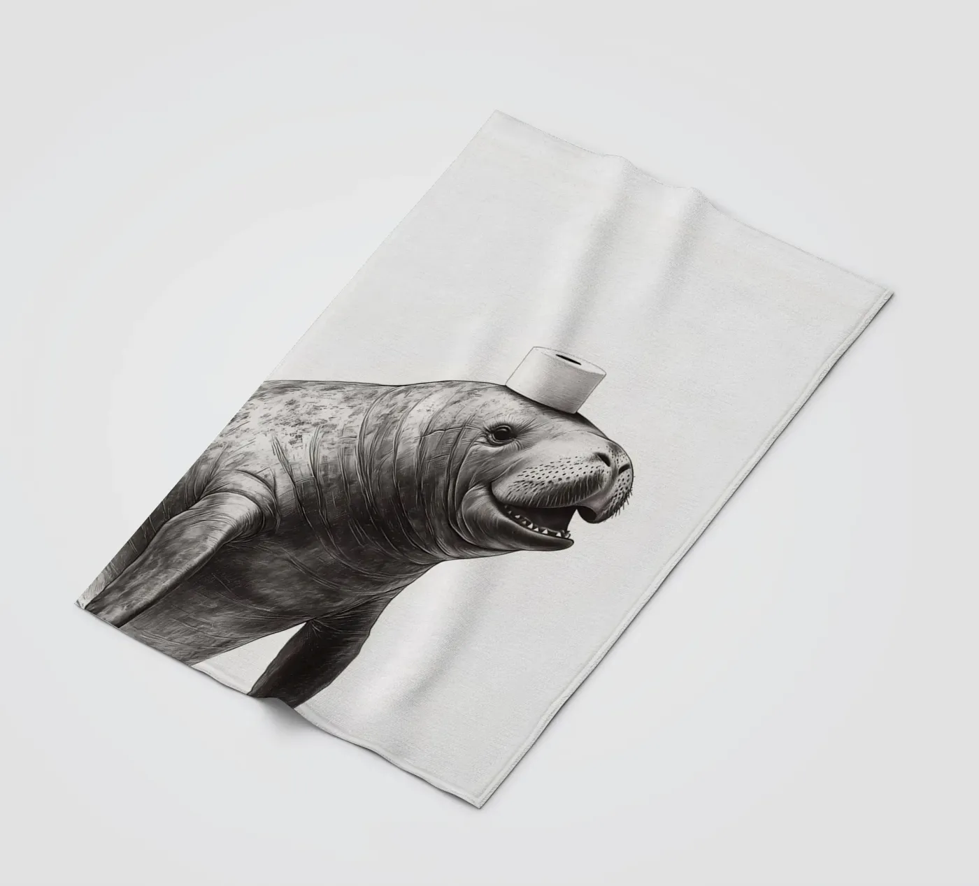 Manatee Fleecedecke von animals_studio