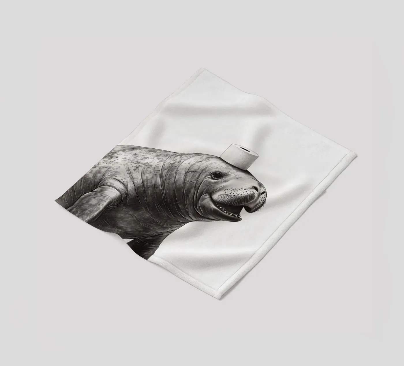 Manatee Fleecedecke von animals_studio