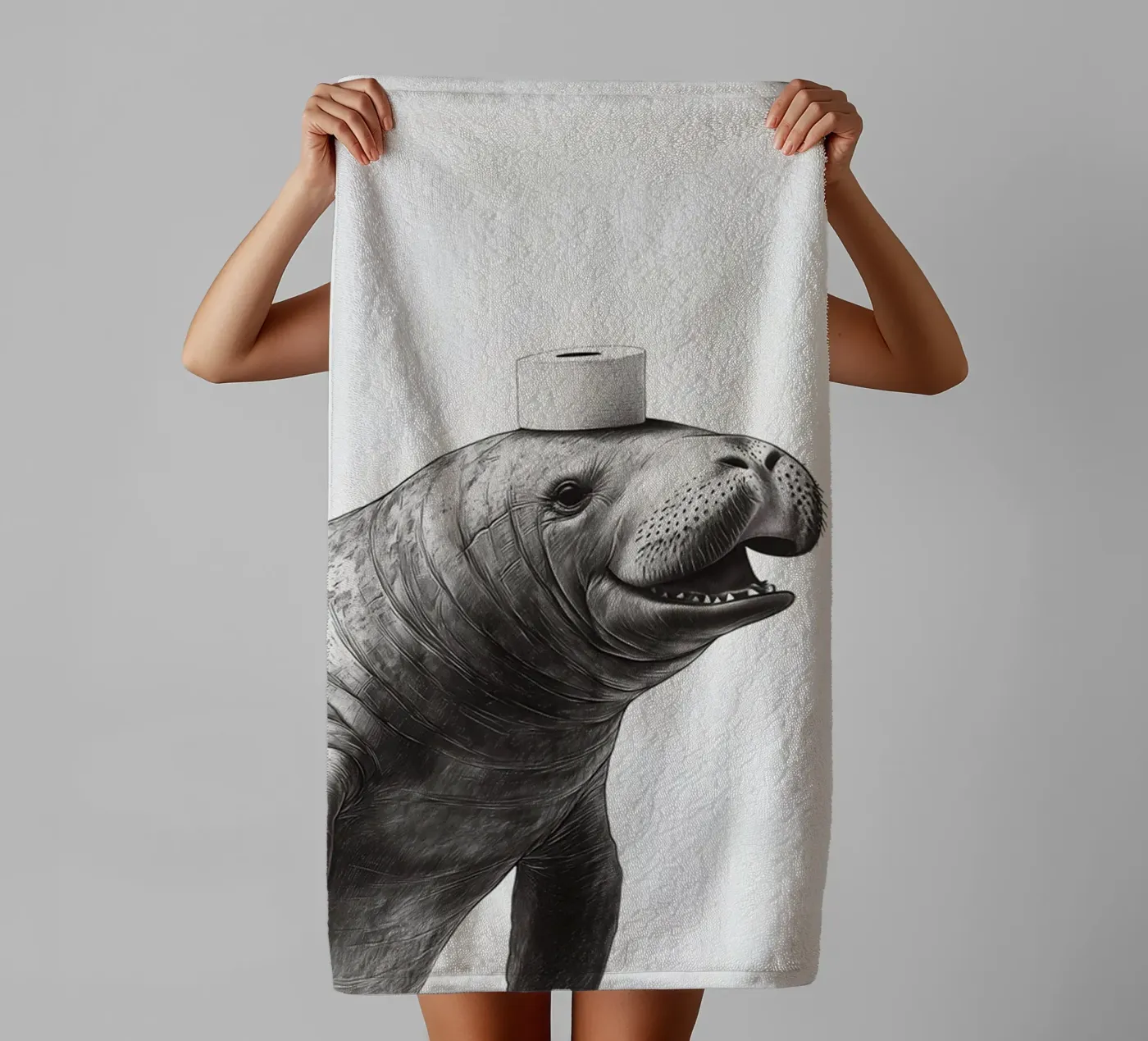 Manatee badhanddoek van animals_studio