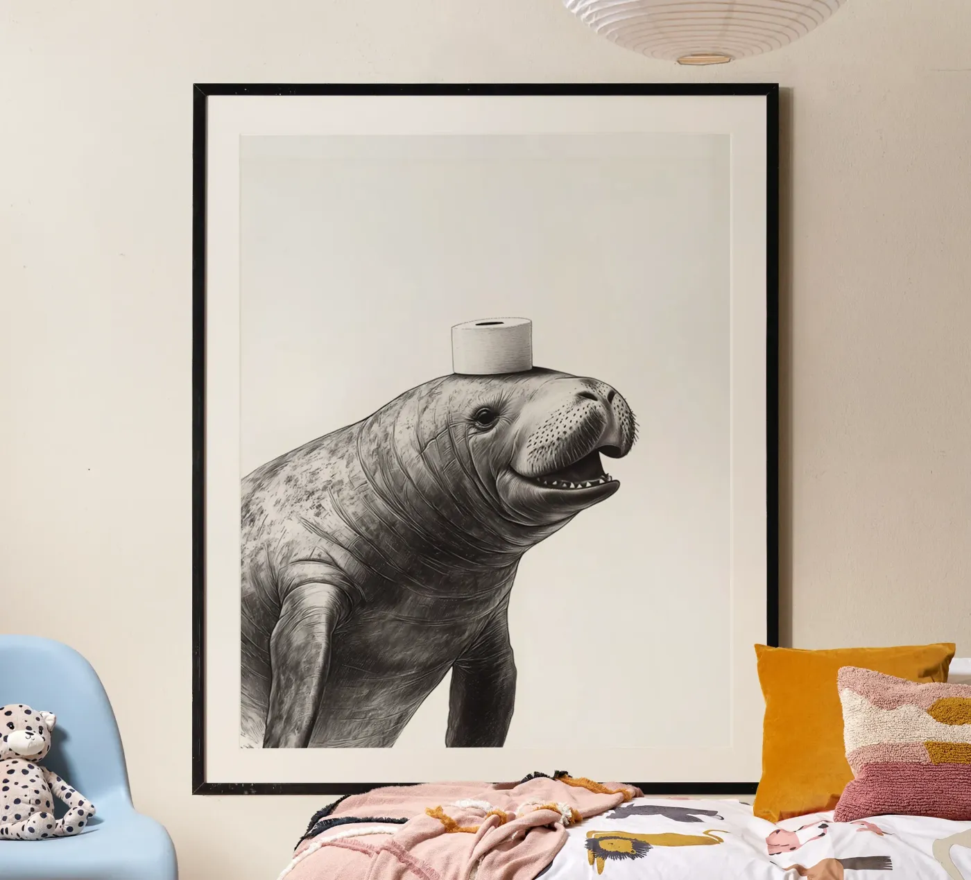 Manatee poster van animals_studio