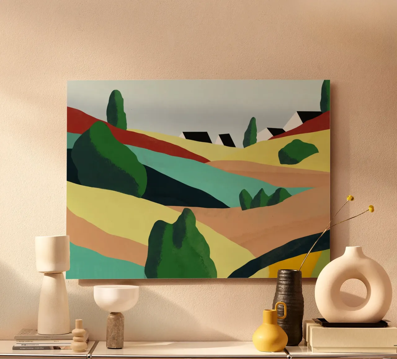 Piccole colline colorate pannello forex da Little Dean