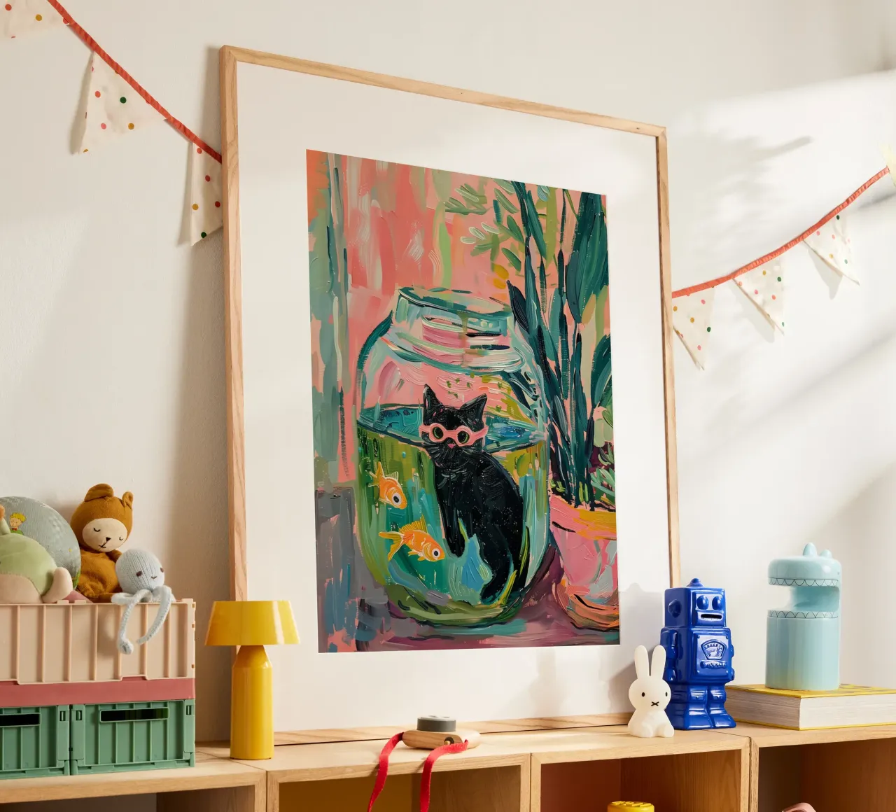 Matisse Pesce rosso con gatto carta hahnemühle da animals_studio