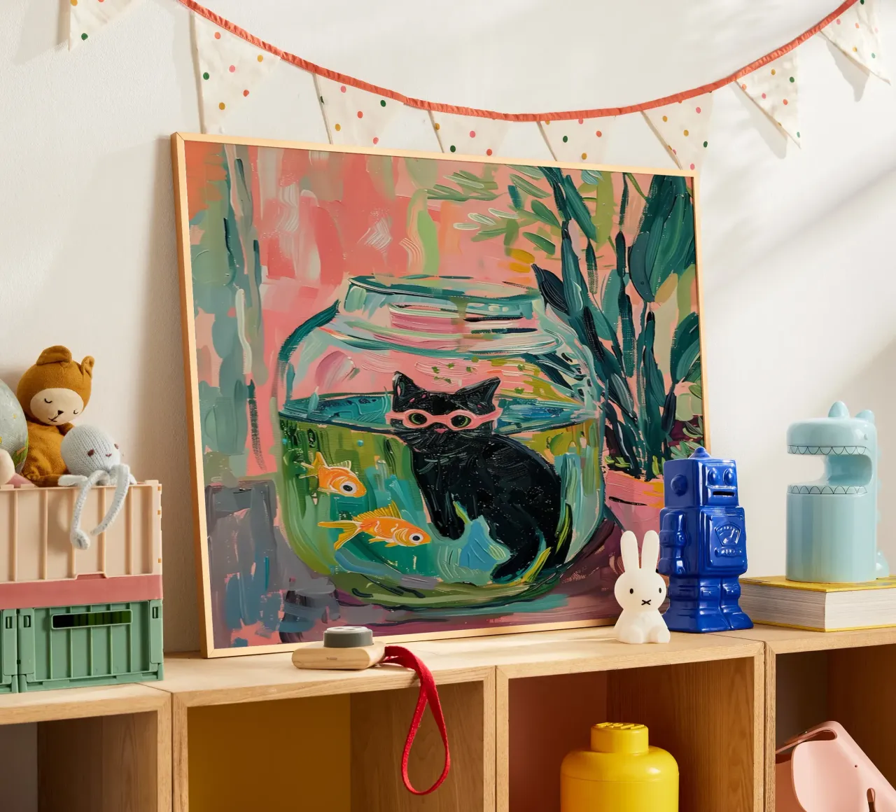 Matisse Pesce rosso con gatto carta hahnemühle da animals_studio