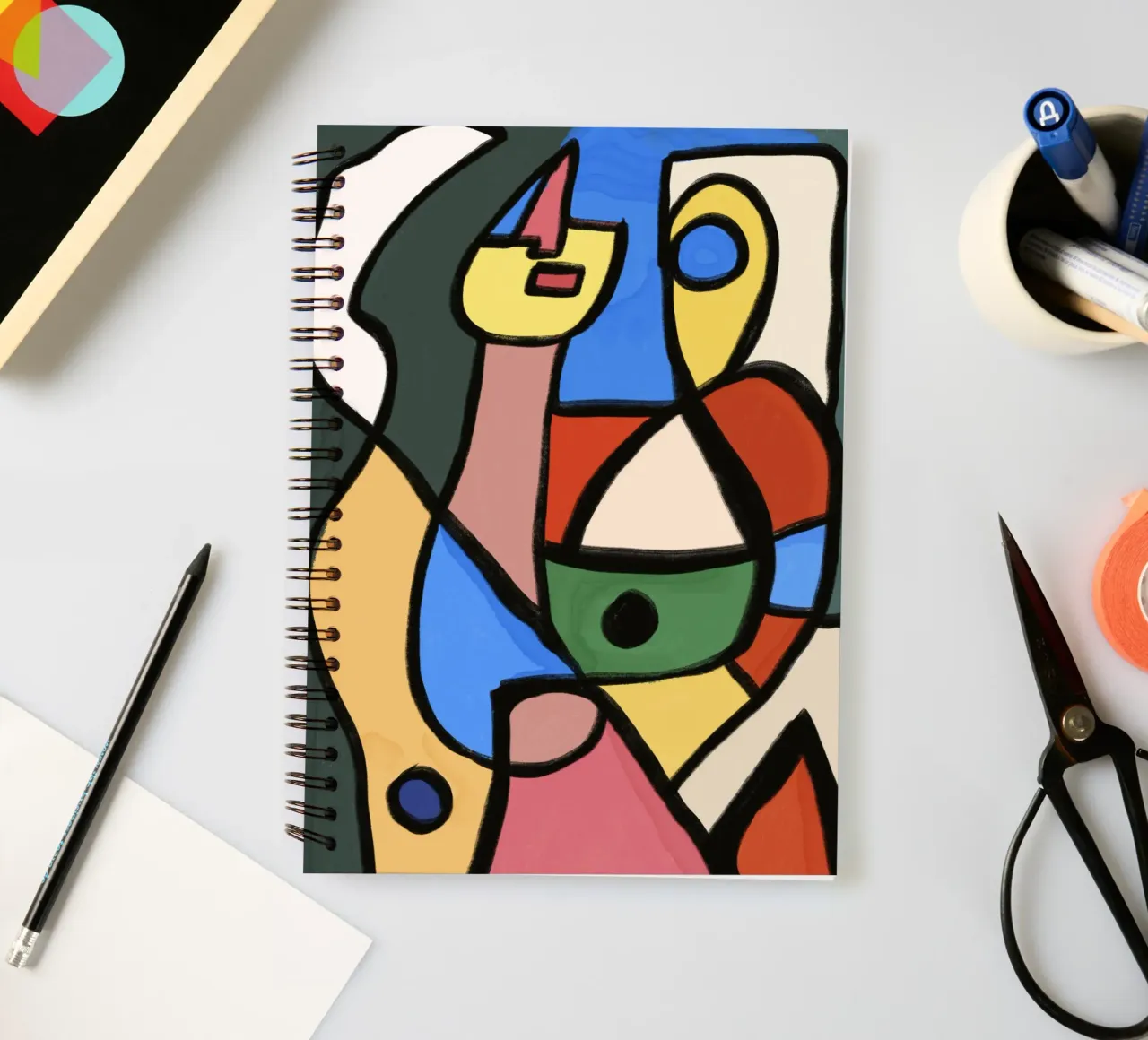 Figur einer Dame Ringbuch von Little Dean