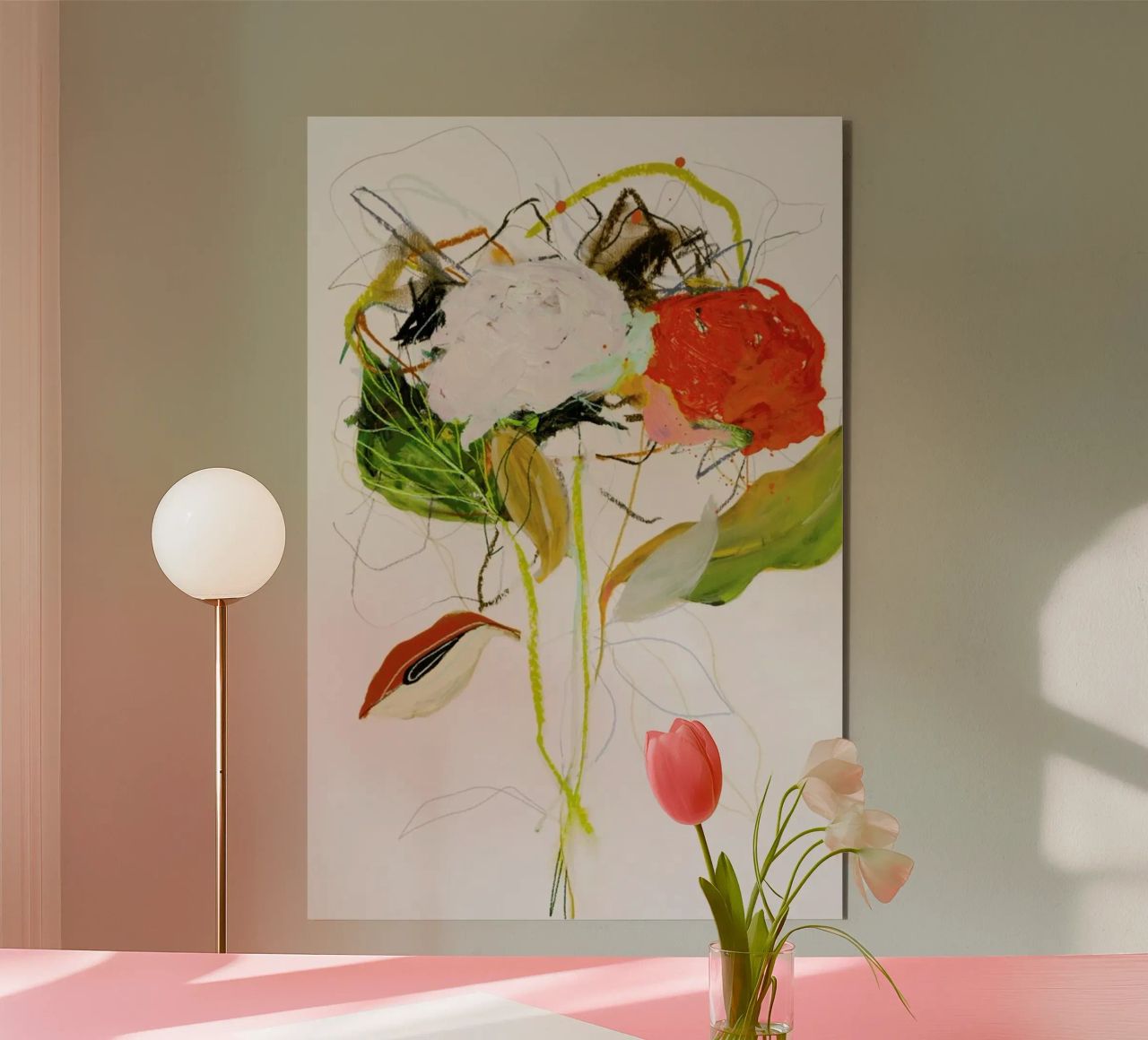 Rosenotes No 1 alluminio dibond da Leigh Viner