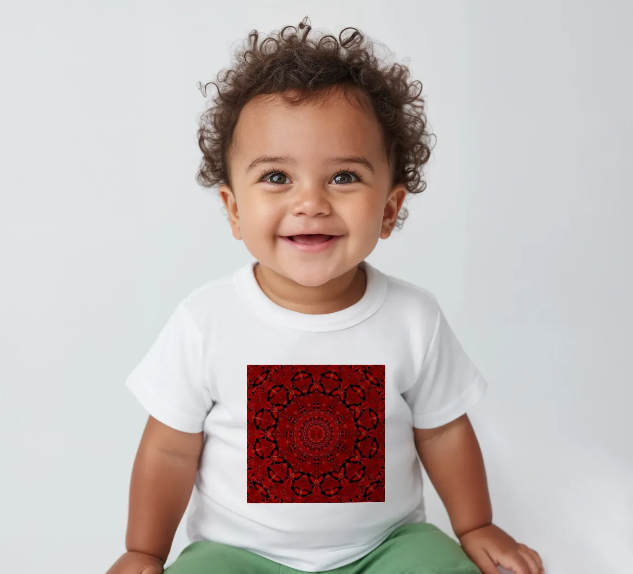 Damien Hirst Circle Fanescuros baby t-shirt by Romeyoprints
