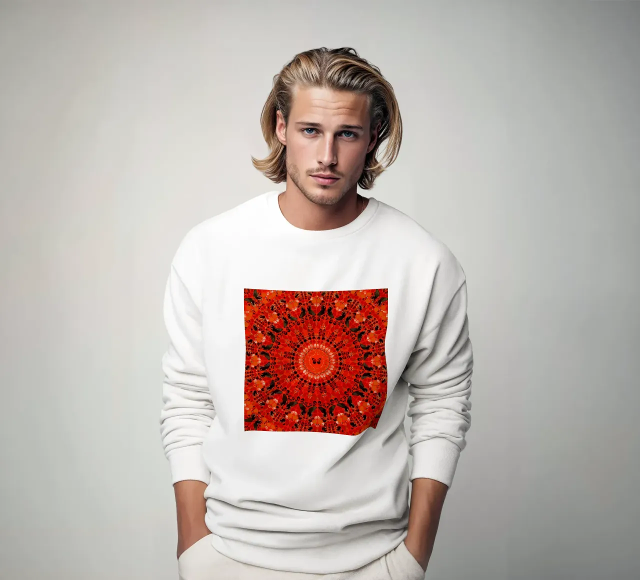 Damien Hirst Cirkel Vlinder sweatshirt van Romeyoprints