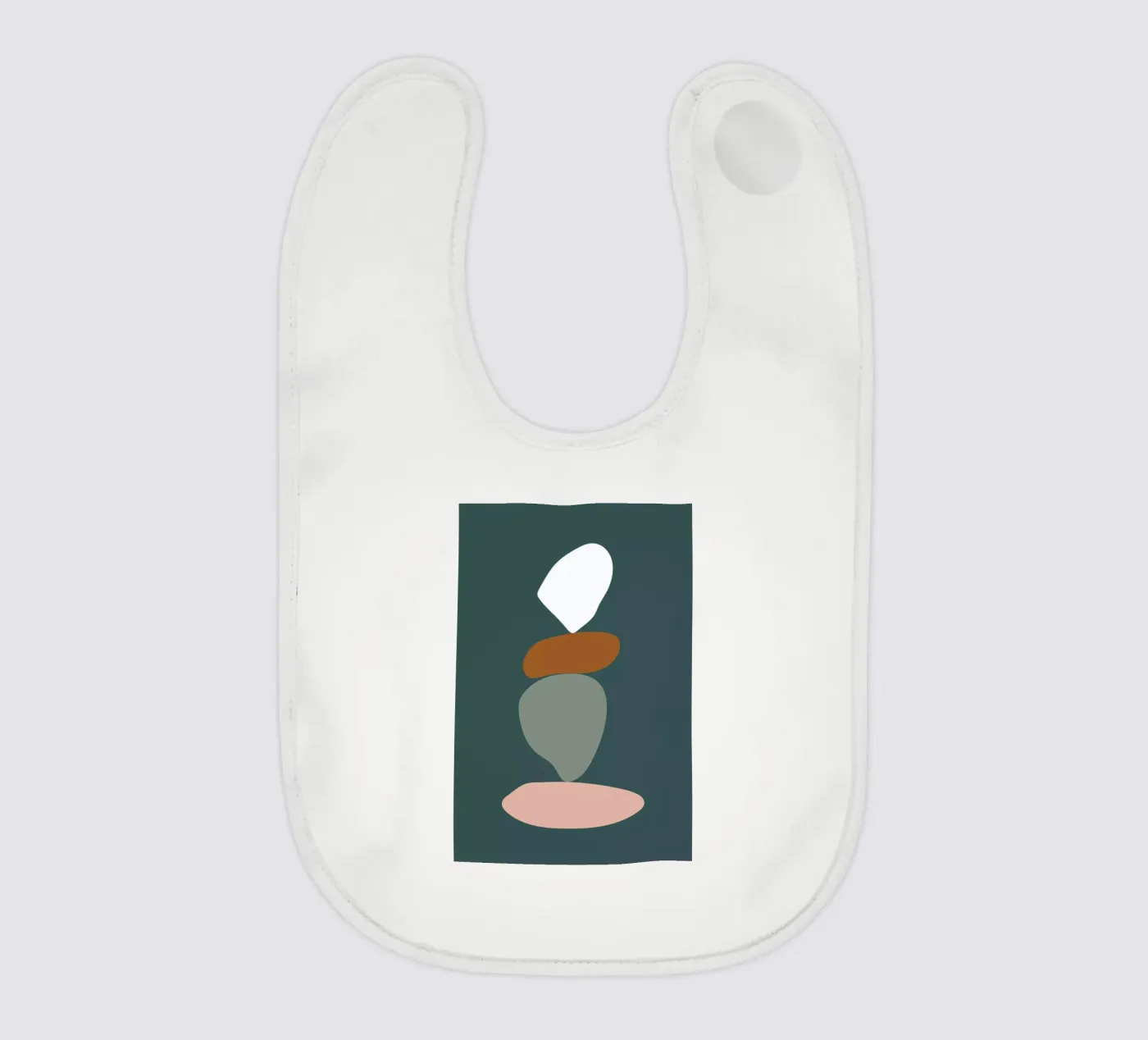 Stack III baby bib by Pure