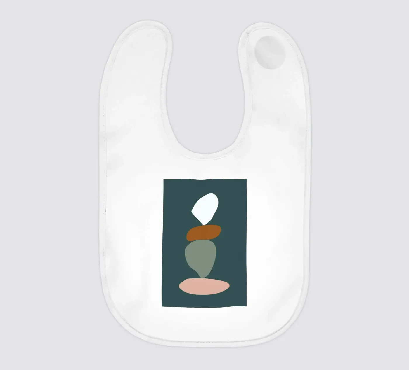 Stack III baby bib by Pure