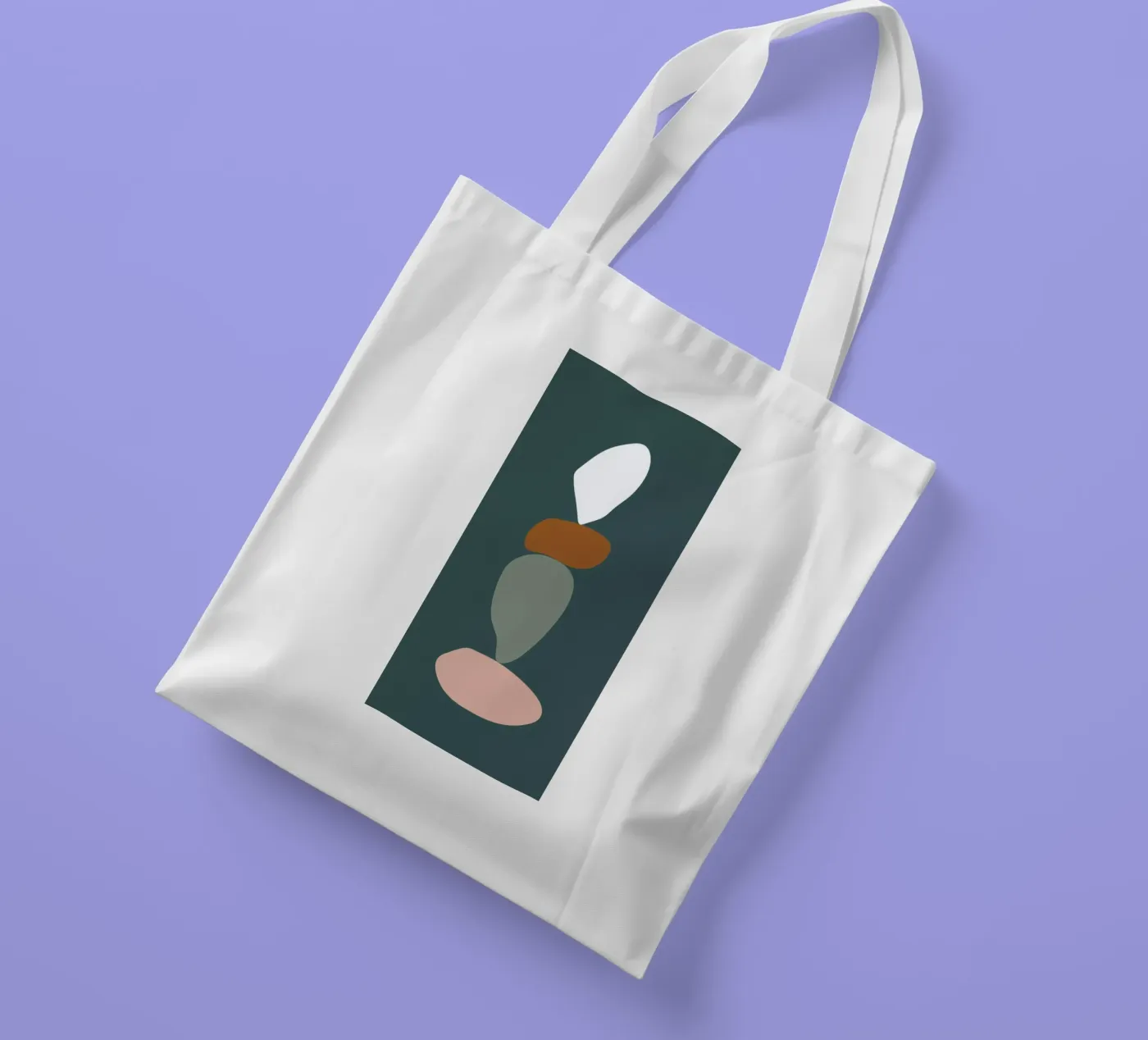 Stack III borsa in juta da Pure